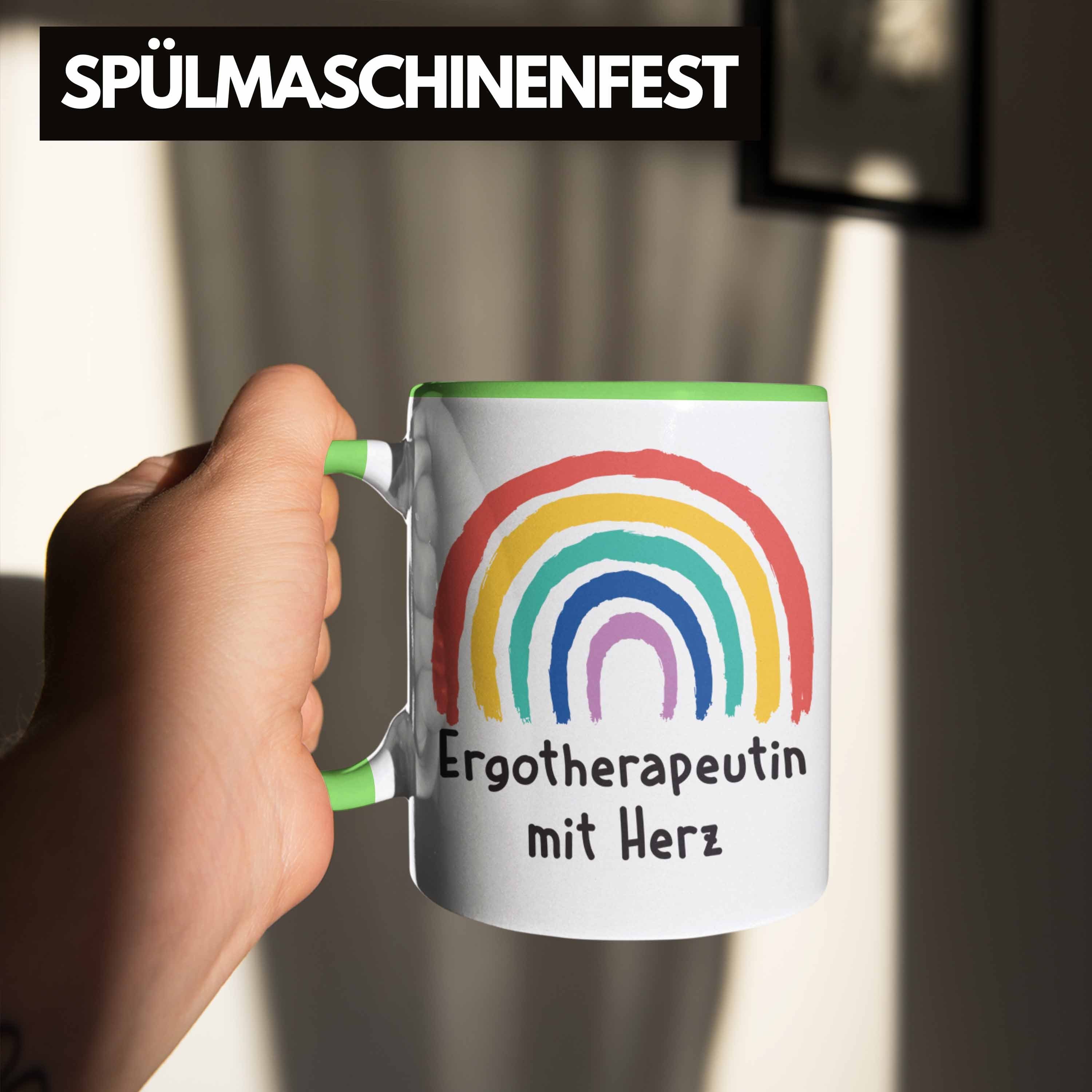 Trendation Tasse Trendation - Ergotherapeutin mit Herz Tasse Geschenk mit Spruch Kaffee – Bild 4 von 5