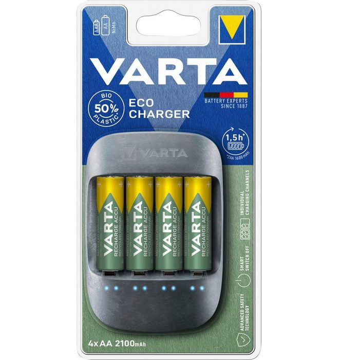 VARTA Eco Charger Batterie-Ladegerät (700 mA 1-tlg)