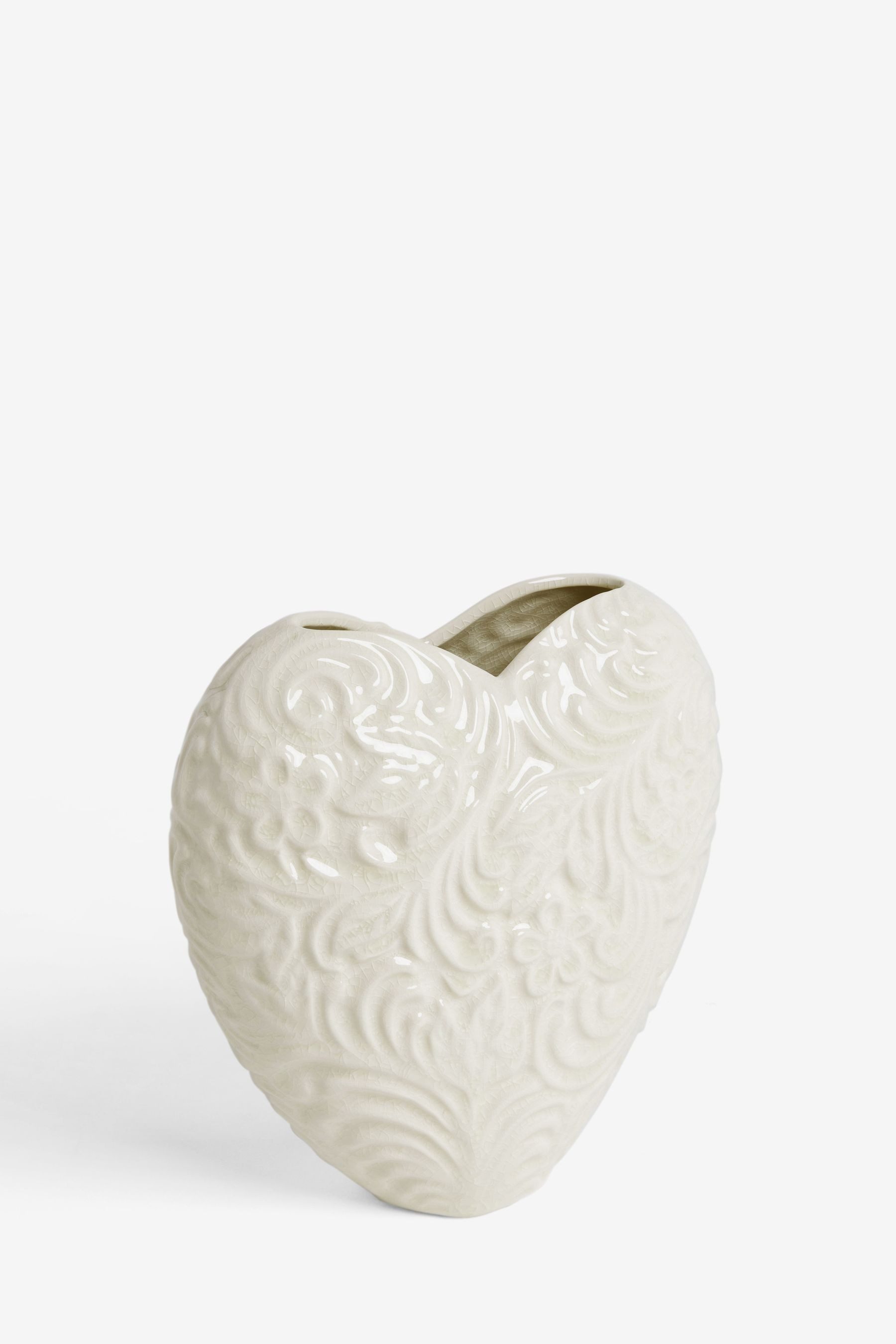 Next Dekovase Strukturierte Vase mit Herzdesign günstig online kaufen