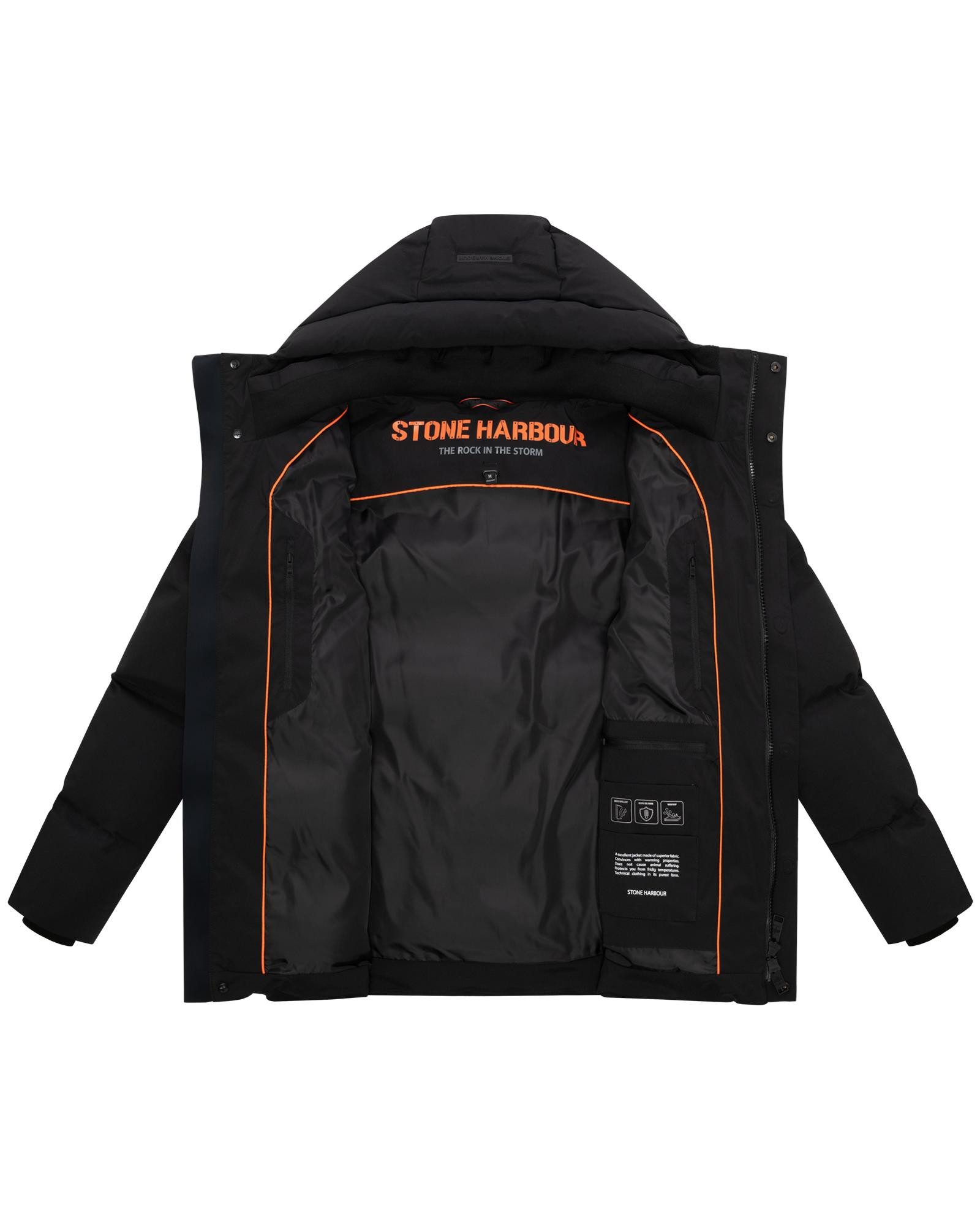 Stone Harbour Steppjacke Taviaan XX Gesteppte Herren Jacke mit Kapuze – Bild 5 von 5