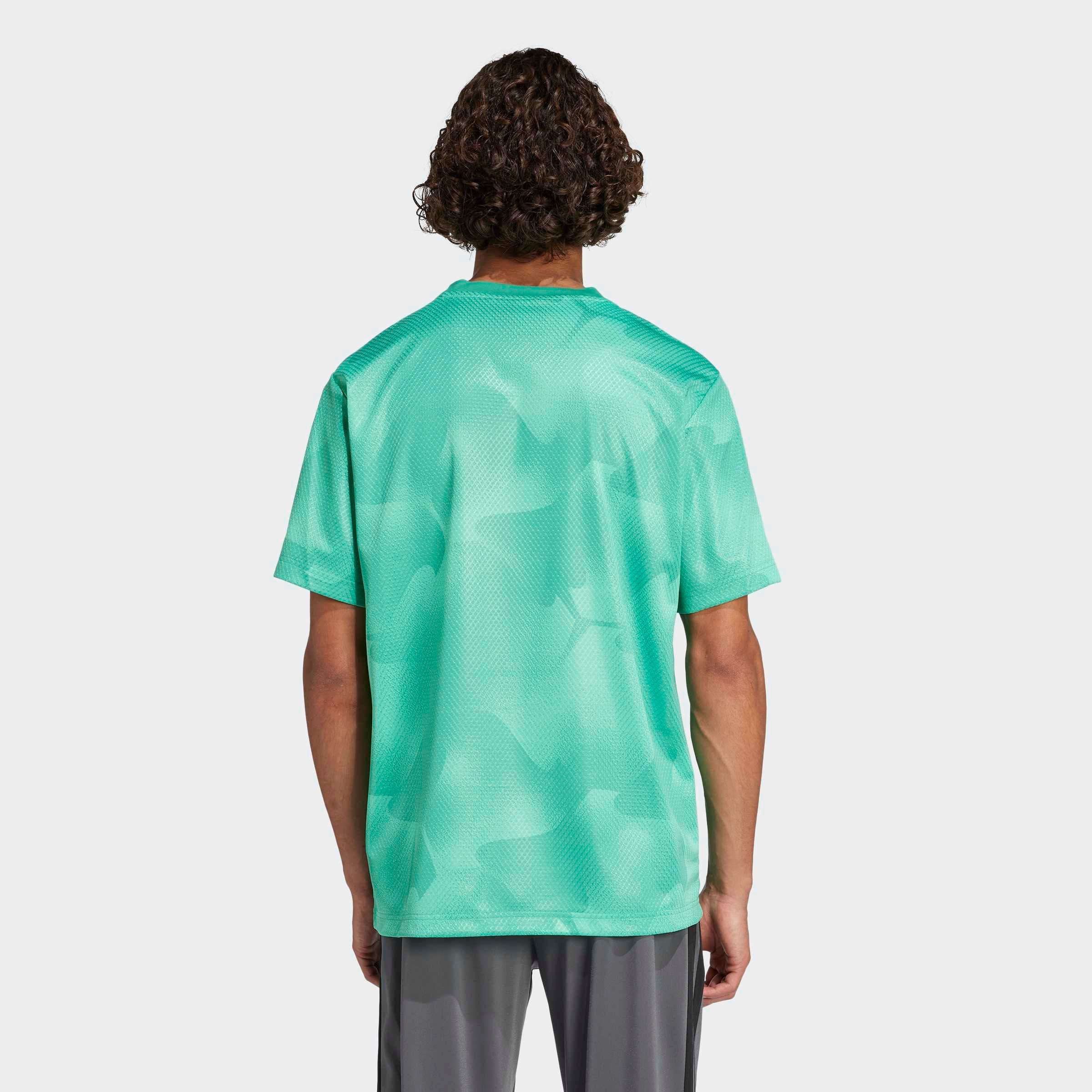 adidas Sportswear T-Shirt HOUSE OF TIRO NATIONS PACK sportlicher Schnitt, kurze Ärmel, mit Grafik und Allover-Print
