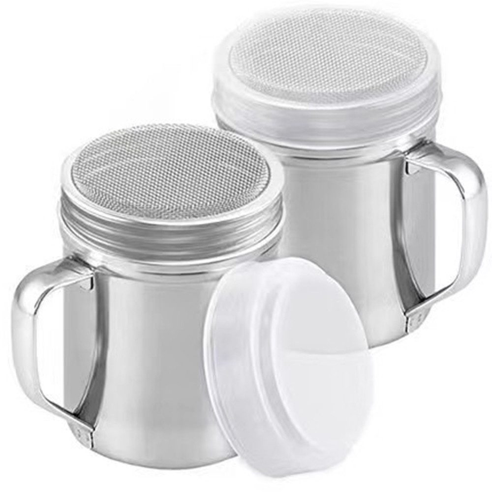 Coonoor Gewürzstreuer Edelstahl Pulverstreuer, Ручной разбрасыватель mit feinmaschigem Deckel, (1-tlg), für häusliche Restaurant