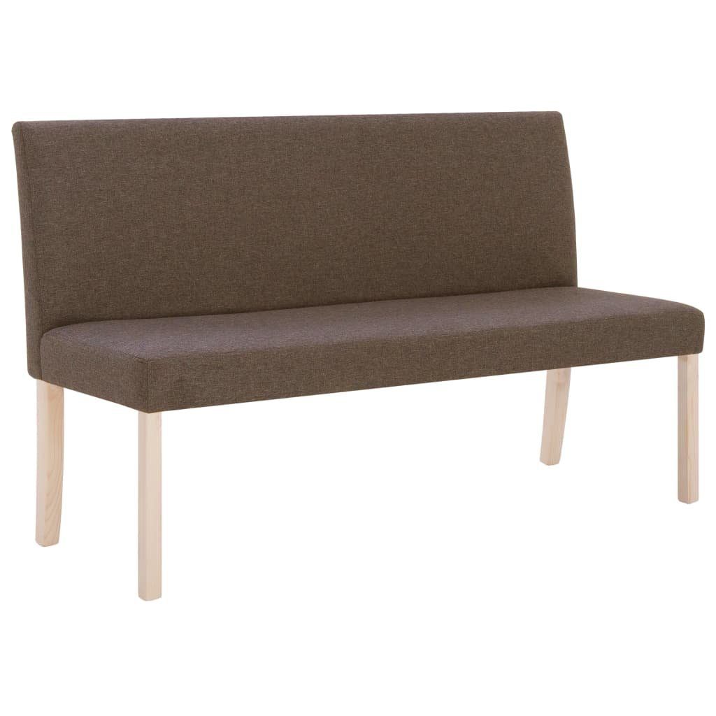 furnicato Truhenbank Bequeme Flurbank aus massivem Kiefernholz Braun und Natur 139,5x54x85, Komfortable Sitzbank mit Schaumstoffpolsterung für den Eingangsbereich