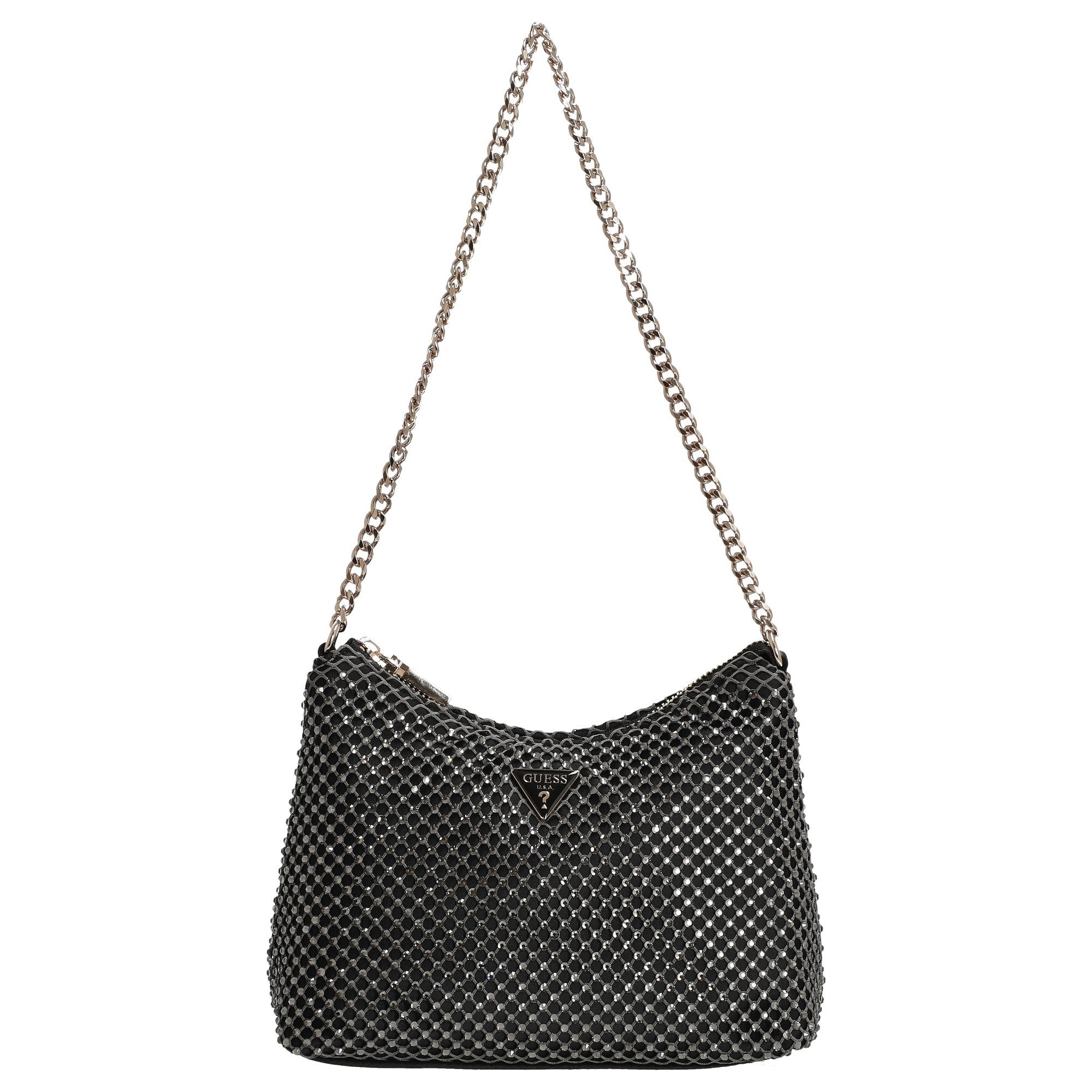 Guess Umhängetasche Zalina Top Zip - Schultertasche (pewter) günstig online kaufen
