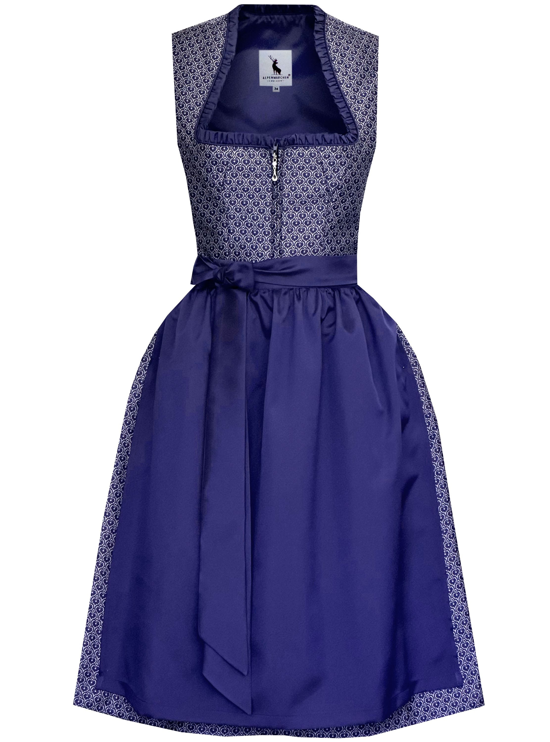 Alpenmärchen Dirndl Dirndl Liane in Blau - ALM1037 günstig online kaufen