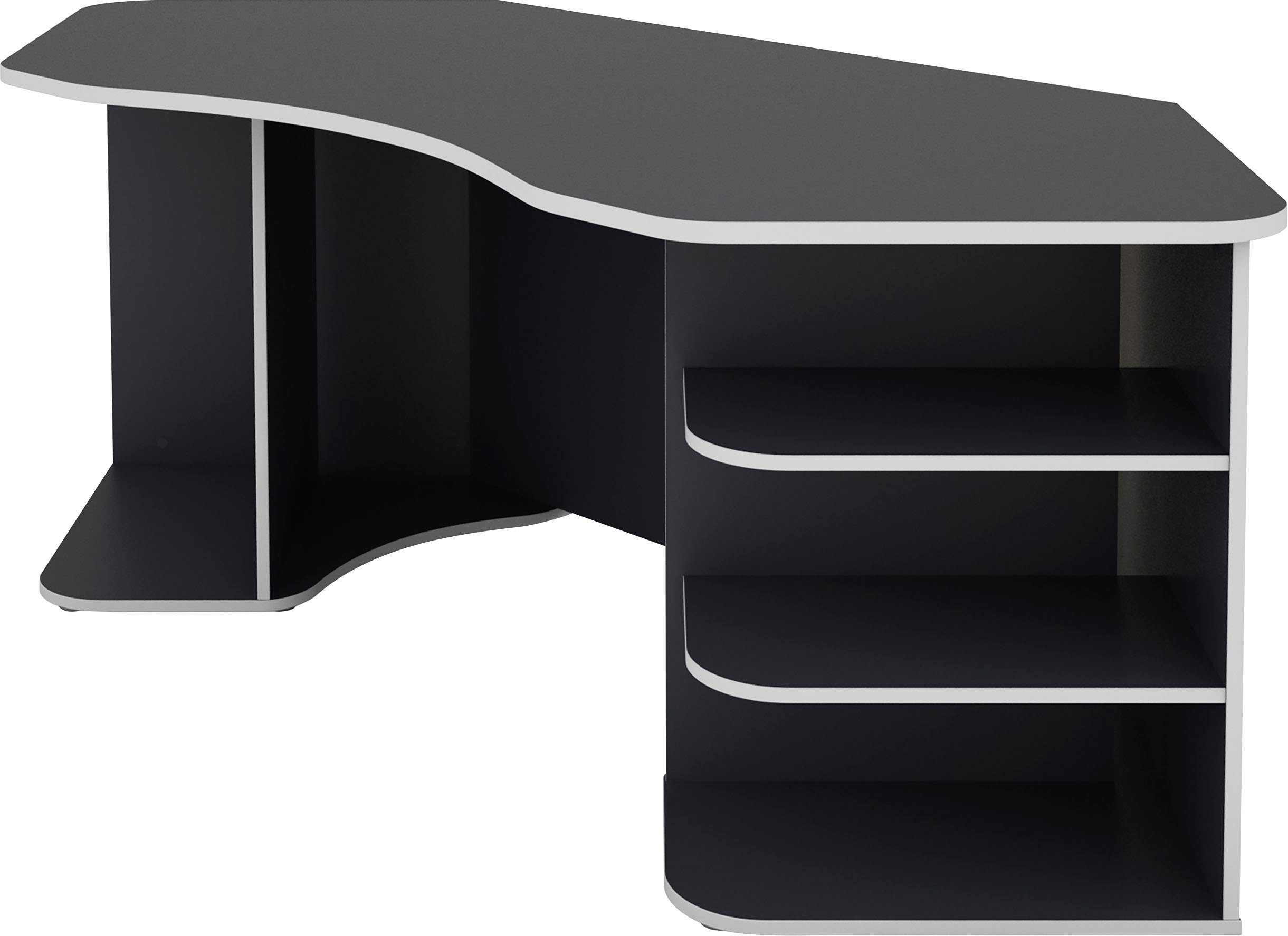 byLIVING Gamingtisch Thanatos, Breite 198 cm, moderner Eckschreibtisch – Bild 4 von 5