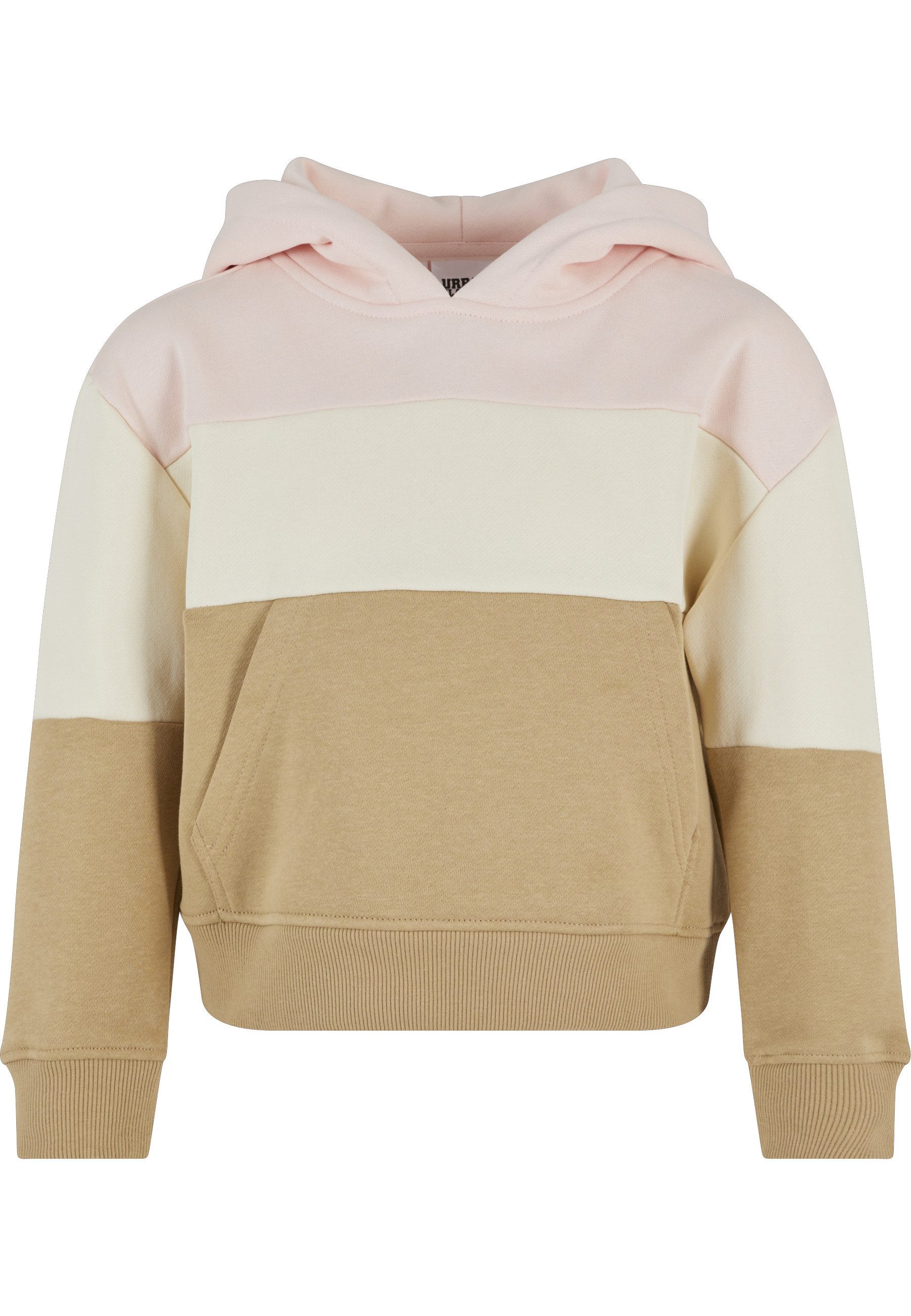 URBAN CLASSICS Kapuzenpullover Urban Classics Damen Girls Oversized 3-Tone Hoody (1-tlg)