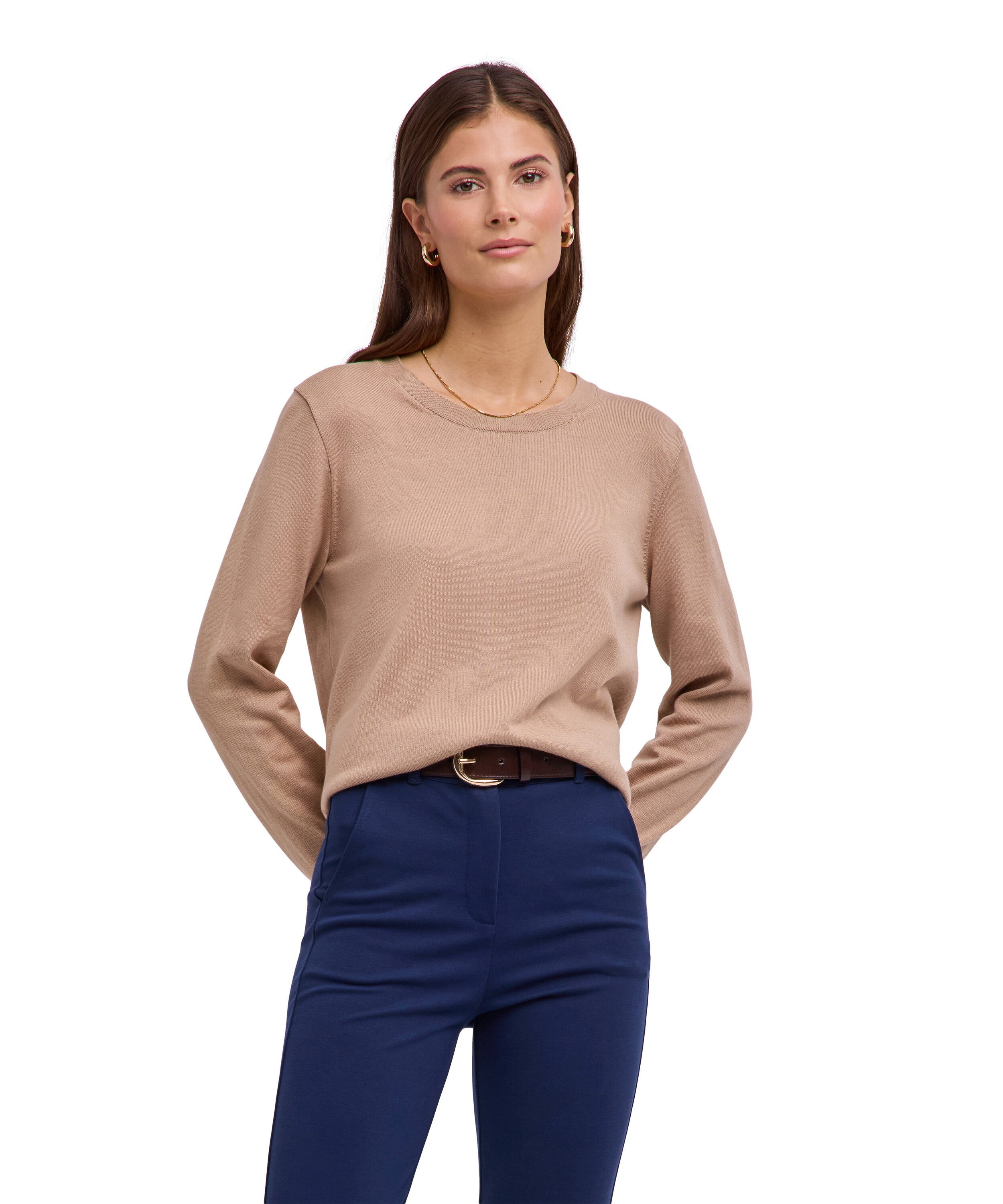 FALKE Strickpullover Pullover mit Bio-Baumwolle (1-tlg) mit Bio-Baumwolle