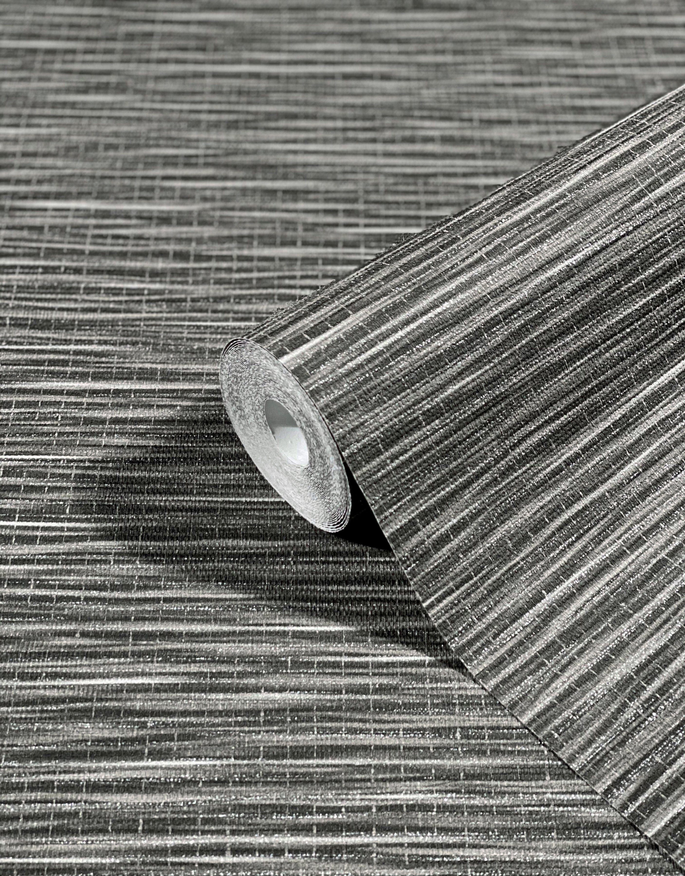 Marburg Vliestapete, gestreift, matt, unifarben mit Farbeinsätzen, (1 St), moderne Tapete für Wohnzimmer Schlafzimmer Küche