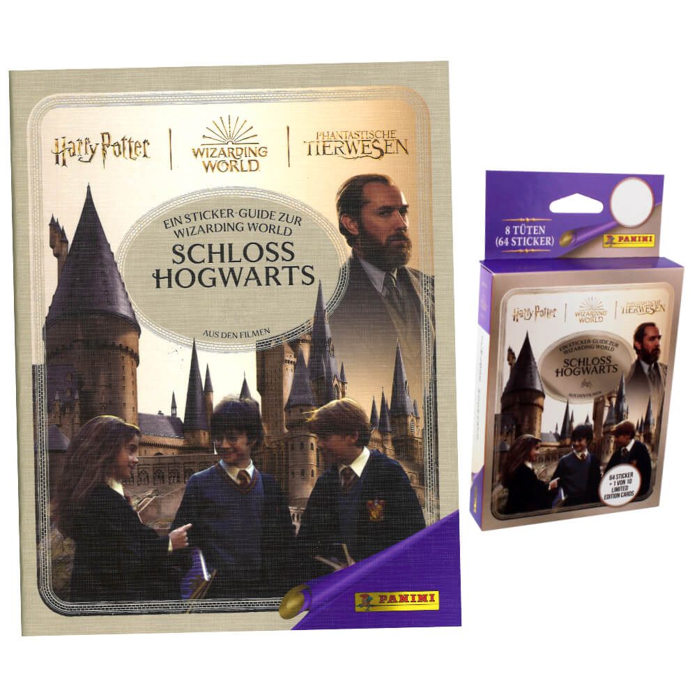 Sammelkarte Harry Potter Sticker Guide 3 - Schloss Hogwarts Sammelsticker
