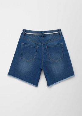 s.Oliver Bermudas Jeans-Bermuda / Loose Fit / High Rise / Wide Leg Waschung