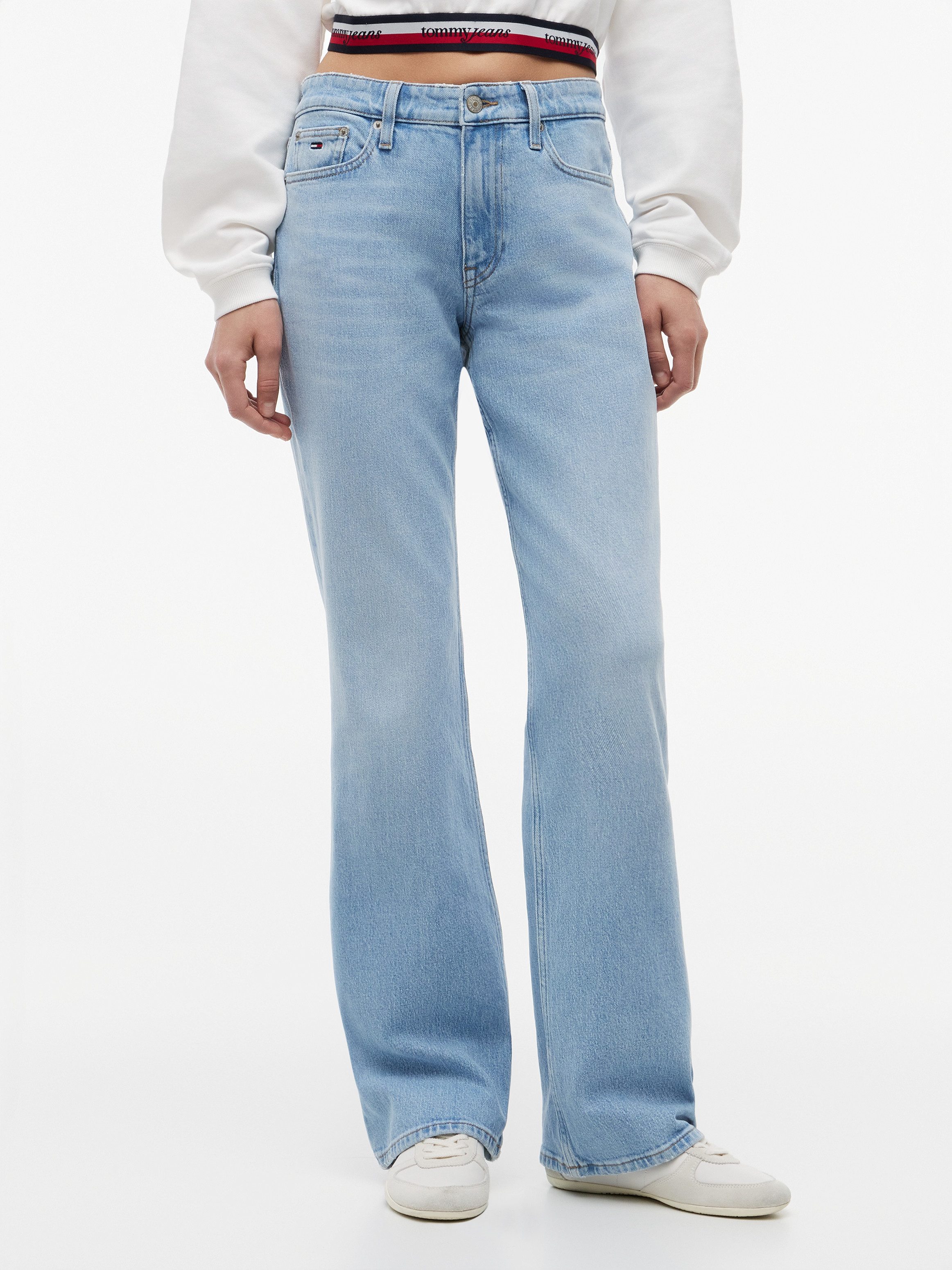 Tommy Jeans Bootcut-Jeans CLEO MID BOOTCUT BJ0111 Baumwollmischung, Bootcut, normal waist