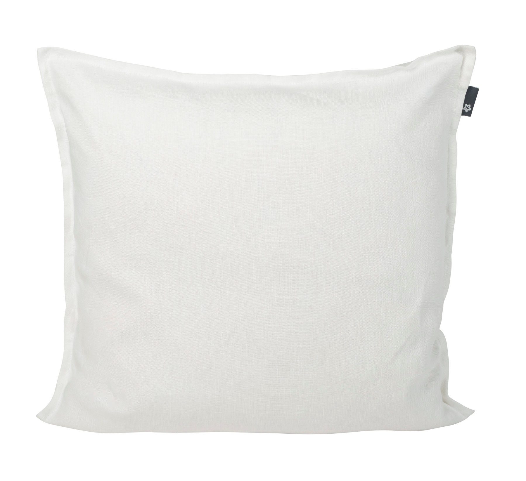 PICHLER Kissenhülle Leinenuni uni Kissenhülle 2er Set 51 x 51 cm PURE Rechteck weiß, (2 Stück), Kissenbezug für Dekokissen Zierkissen Kissenhülle