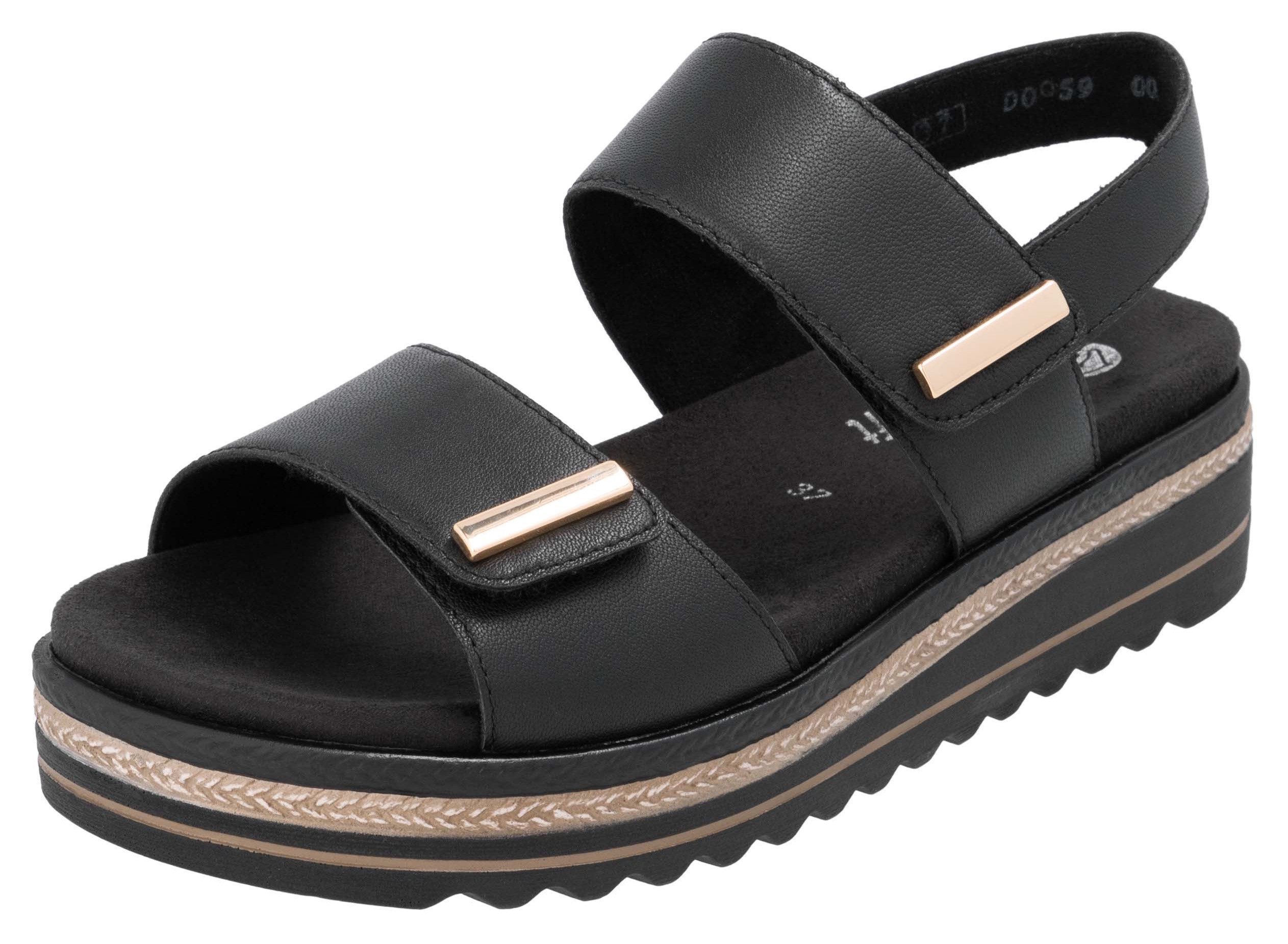 Remonte Keilsandalette, Riemchensandale, Bequemschuh mit Schmuckelementen günstig online kaufen