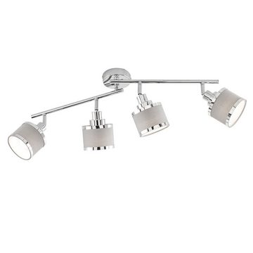 WOFI LED Deckenspot, Leuchtmittel nicht inklusive, Deckenlampe E14 4 Flammig Deckenstrahler 4-