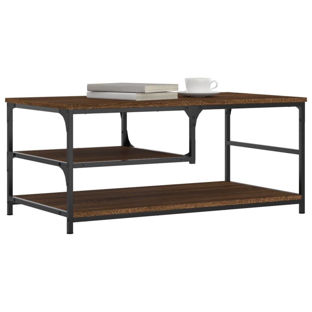 vidaXL Couchtisch Couchtisch Braun Eichen-Optik 90x49x40 günstig online kaufen