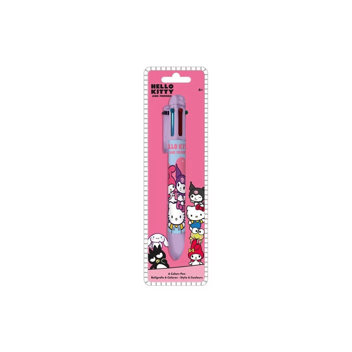 Hello Kitty Kreativset Hello Kitty Friends 6-Farben Stift