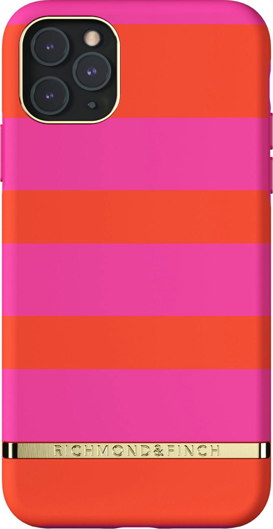 richmond & finch Smartphone-Hülle Magenta Stripe für iPhone 11 Pro Max 16,5  cm (6,5 Zoll)