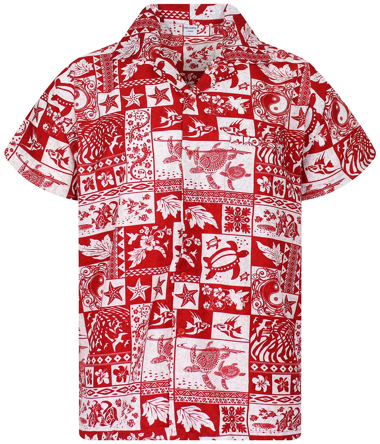 King Kameha Hawaiihemd Puzzle Funky Hawaii-Hemd günstig online kaufen