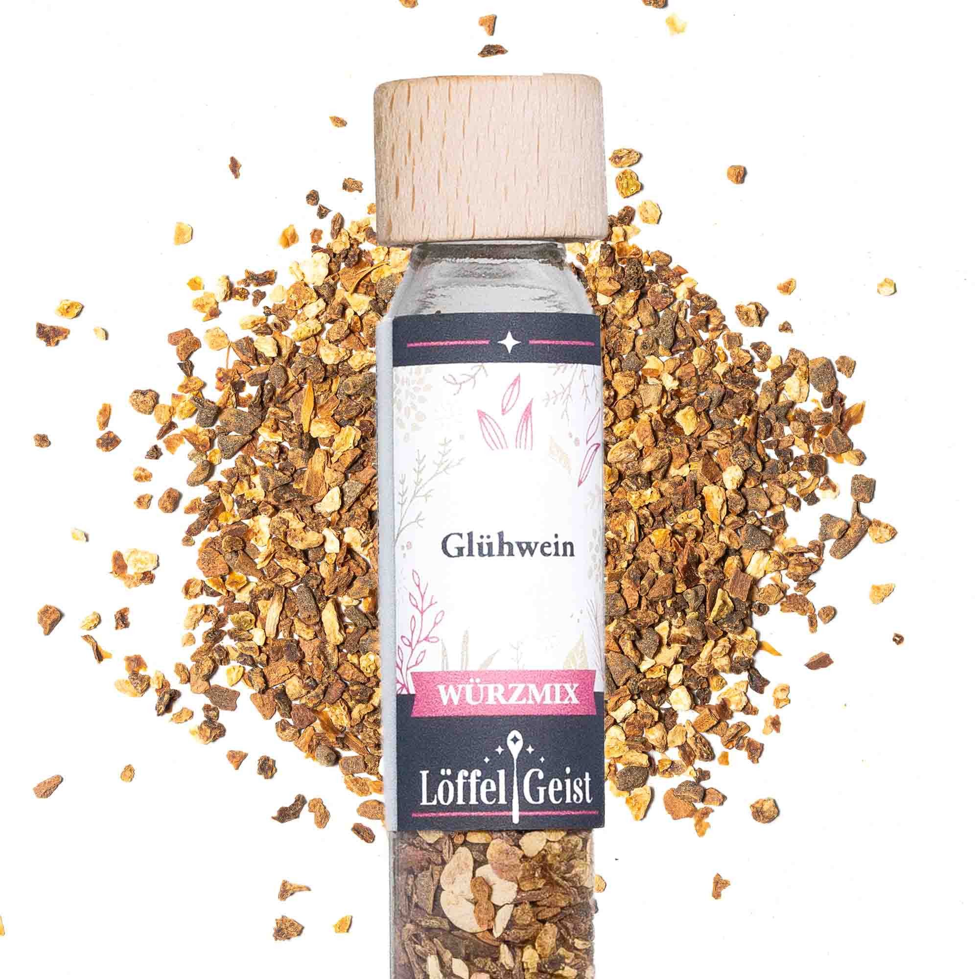 Löffelgeist Gewürz Glühwein(34g im praktischen Dosierglas)
