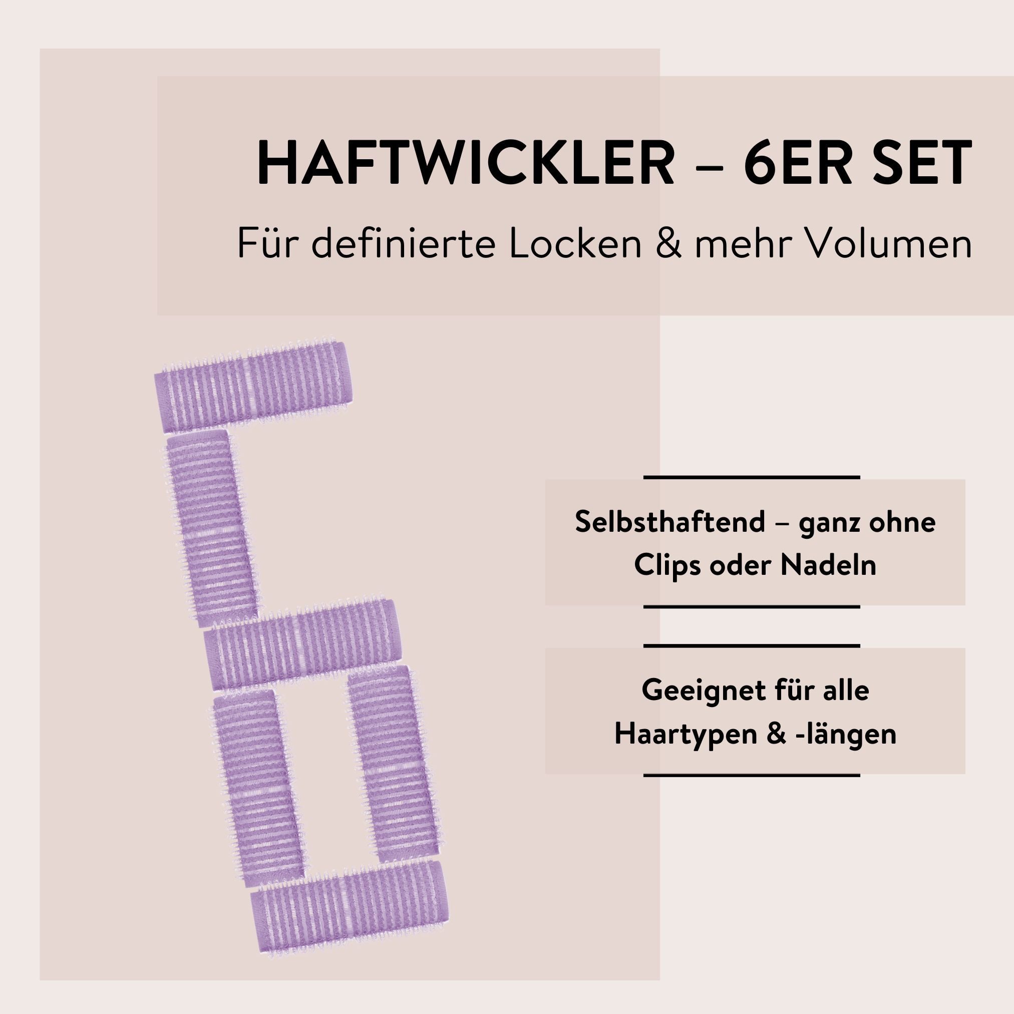 PARSA Beauty Lockenwickler PARSA Beauty ESSENTIAL Super Haftwickler Durchmesser 21mm Locken