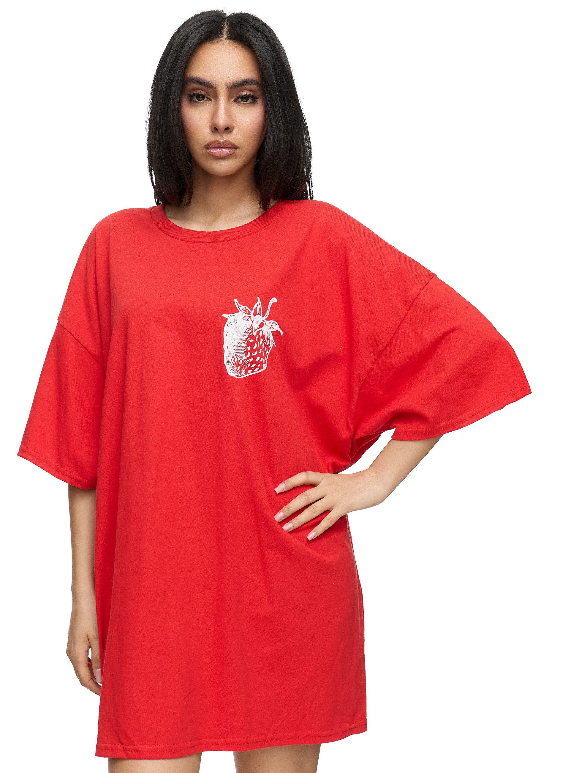 Worldclassca T-Shirt Worldclassca Oversized Print STRAWBERRY günstig online kaufen