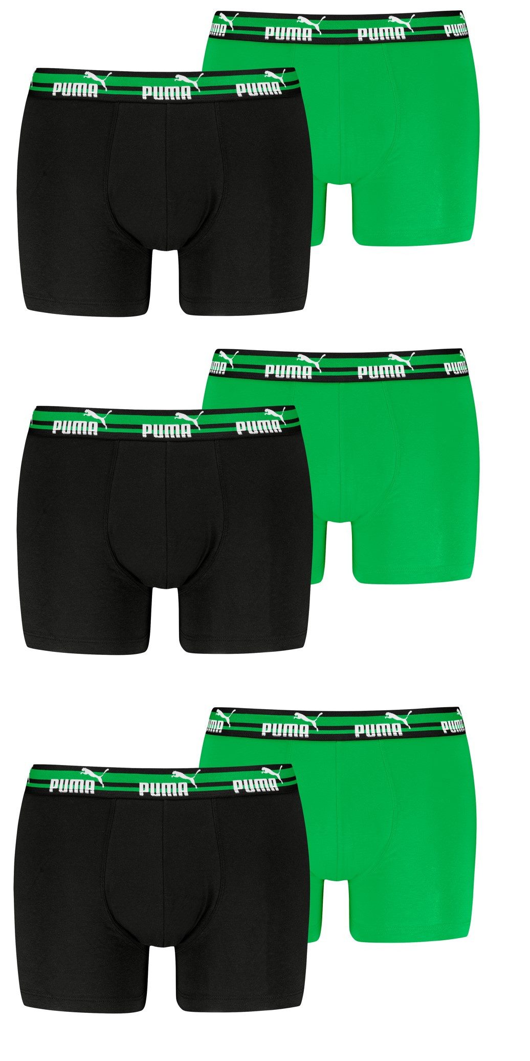 PUMA Boxershorts PUMA Herren Boxershorts Bold Elements im 6er Pack (6-St., günstig online kaufen