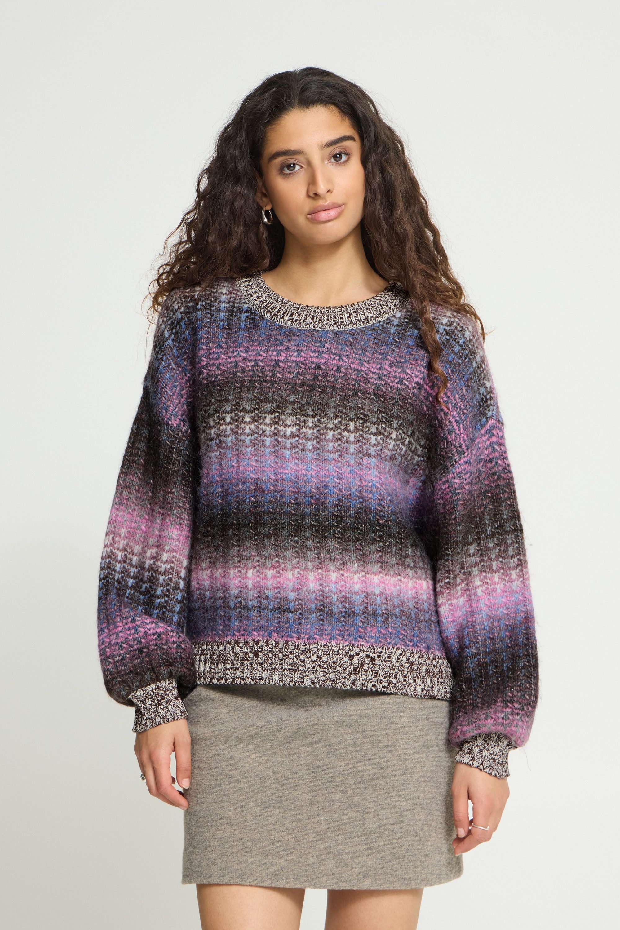 ICHI Strickpullover Strickpullover langarm IHDASUNTE