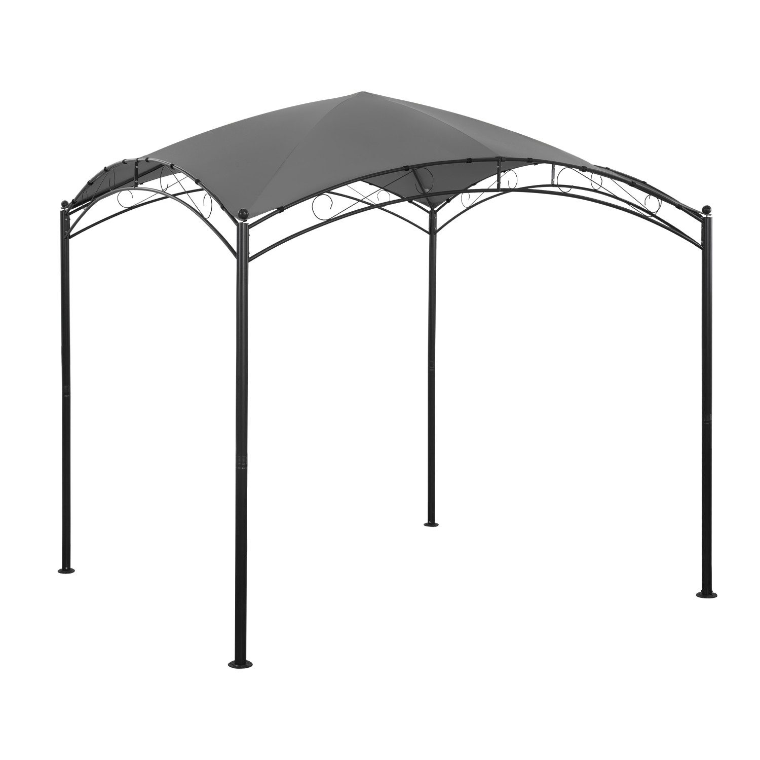 Angel Living Grillpavillon Gartenpavillon 2,5x2,5 m, Spritzwassergeschützter Outdoor-Pavillon, Wasserabweisend und UV-beständig, Ideal für Freizeit und Partys