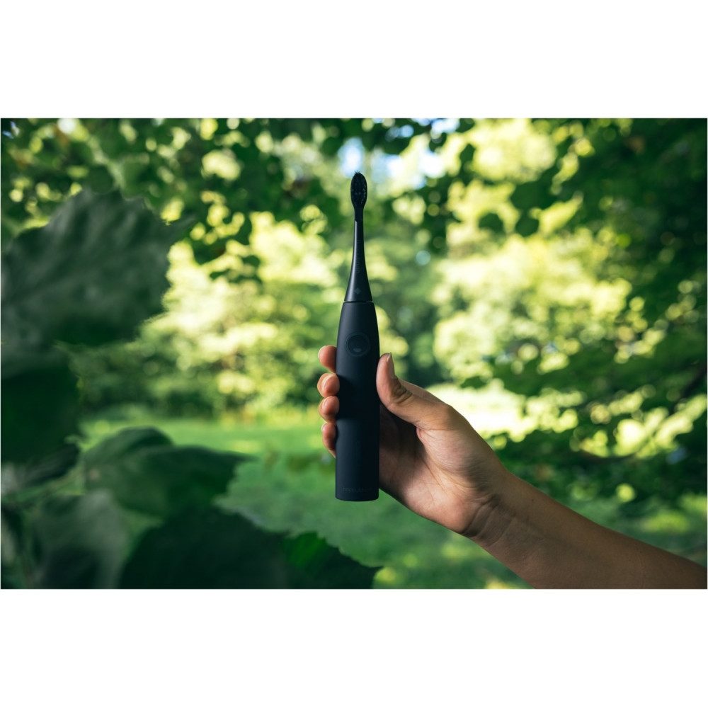 happybrush Zahnbürste happybrush ECO VIBE 3 Starterkit Schallzahnbürste schwarz