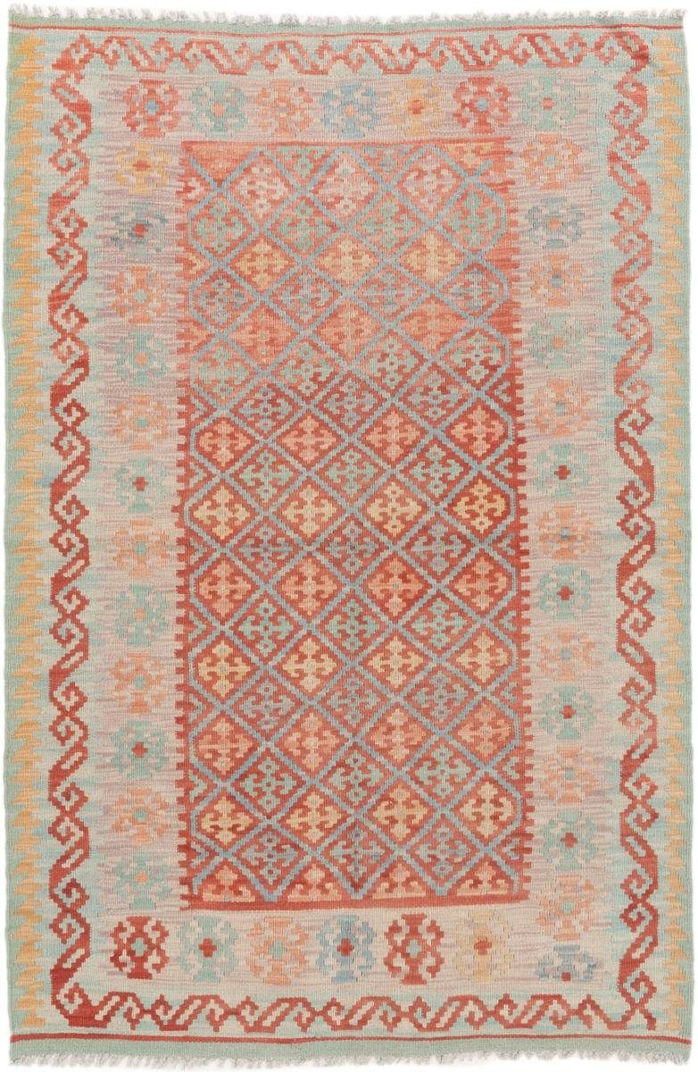 Orientteppich Kelim Afghan 103x153 Handgewebter Orientteppich, Nain Trading, rechteckig, Höhe: 3 mm