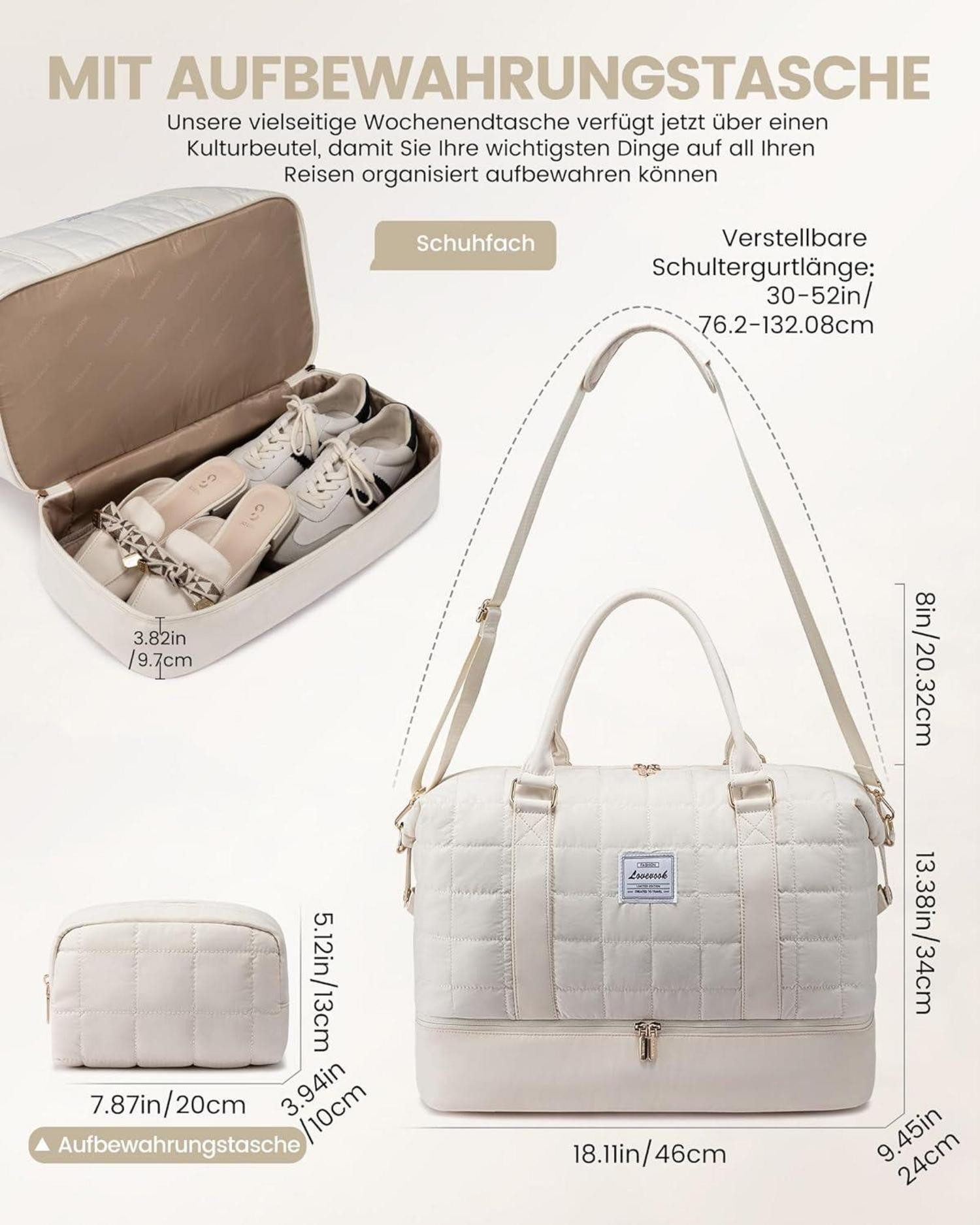 LuxusKollektion Weekender Leichte Reisetasche Damen mit günstig online kaufen