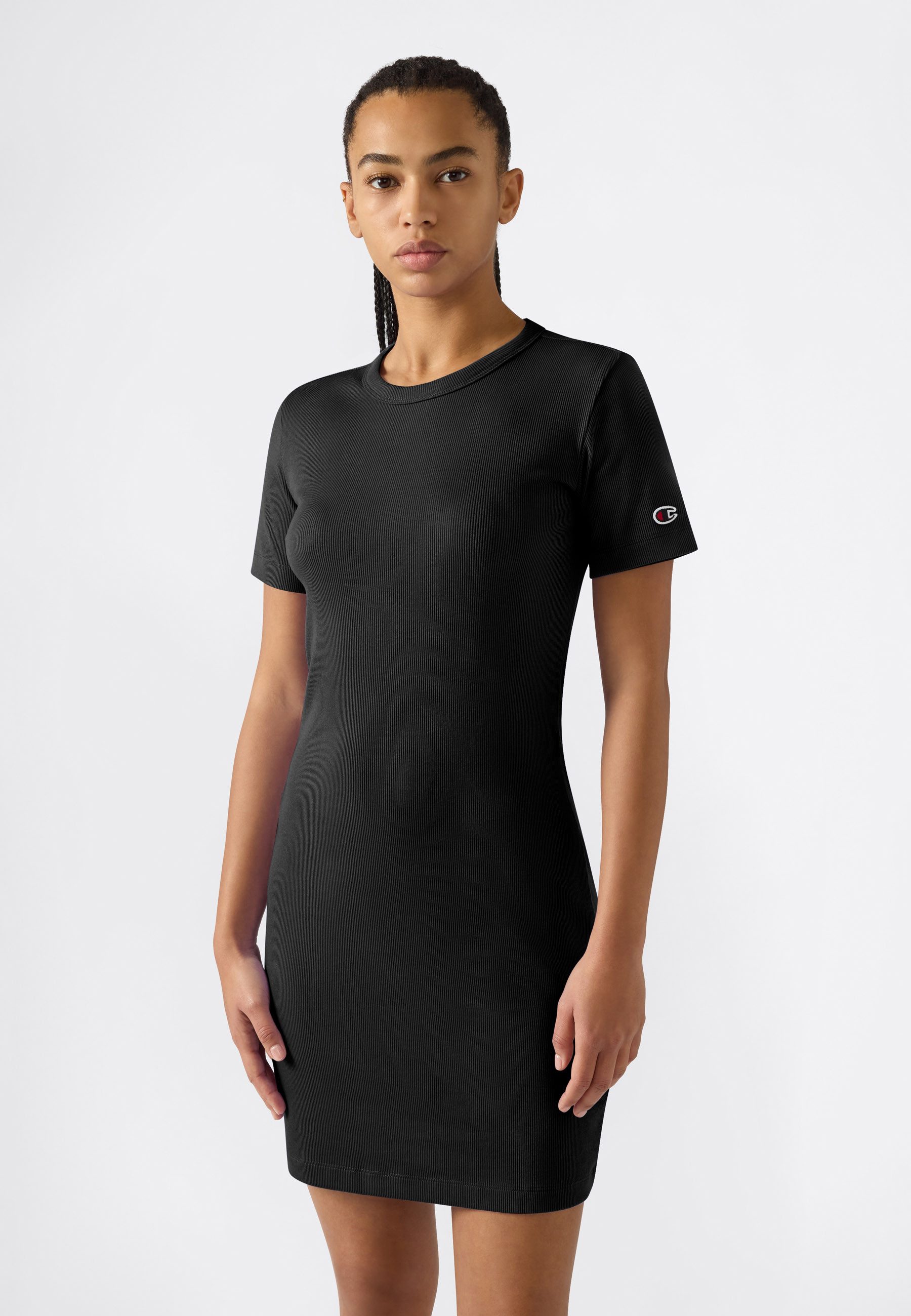 Champion Shirtkleid ICONS TONAL Rib dress für sportlichen Alltag, sportlicher Stil, für Sportmode
