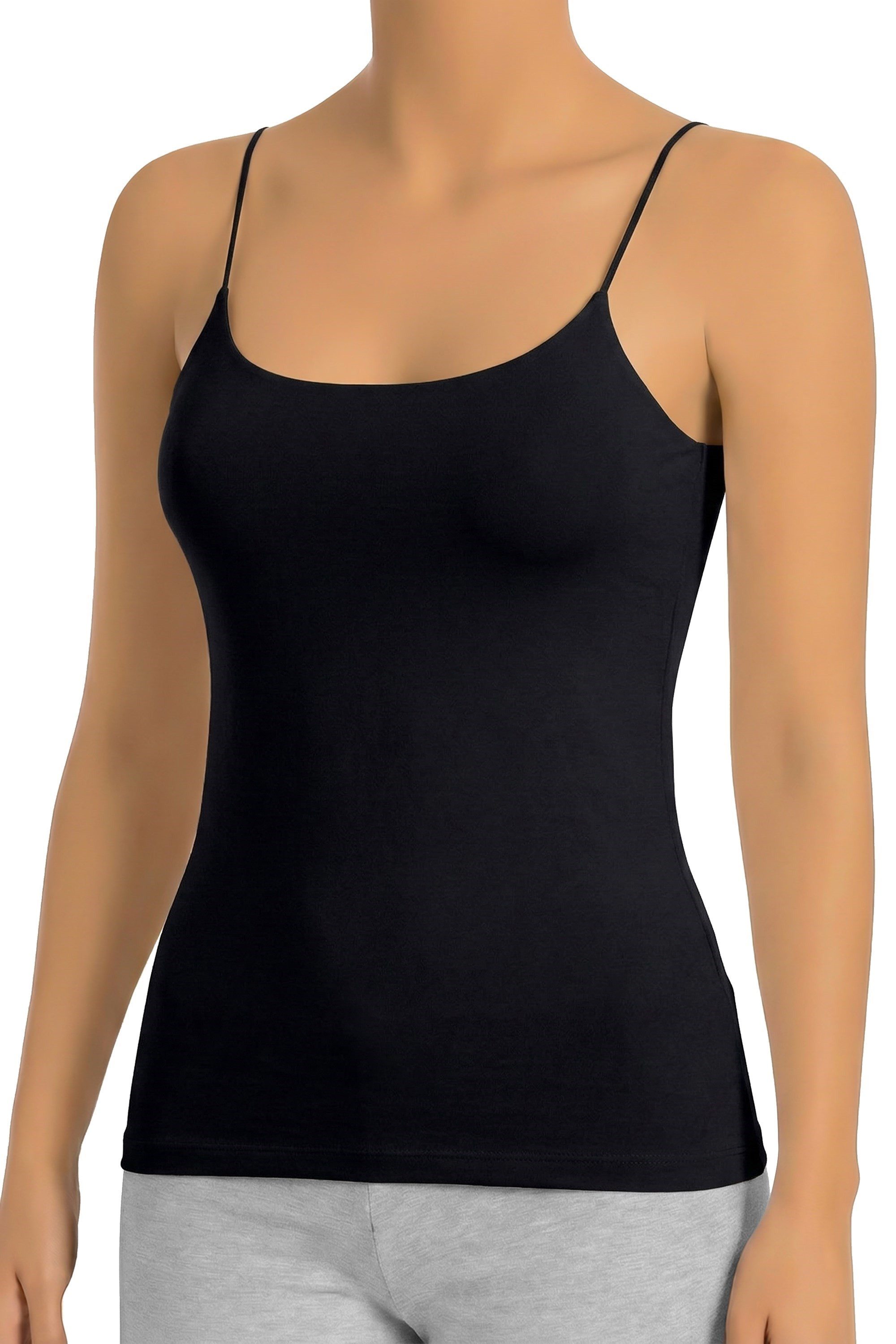 öts Tanktop Damen Baumwoll-Top, Rundhals, Komfort
