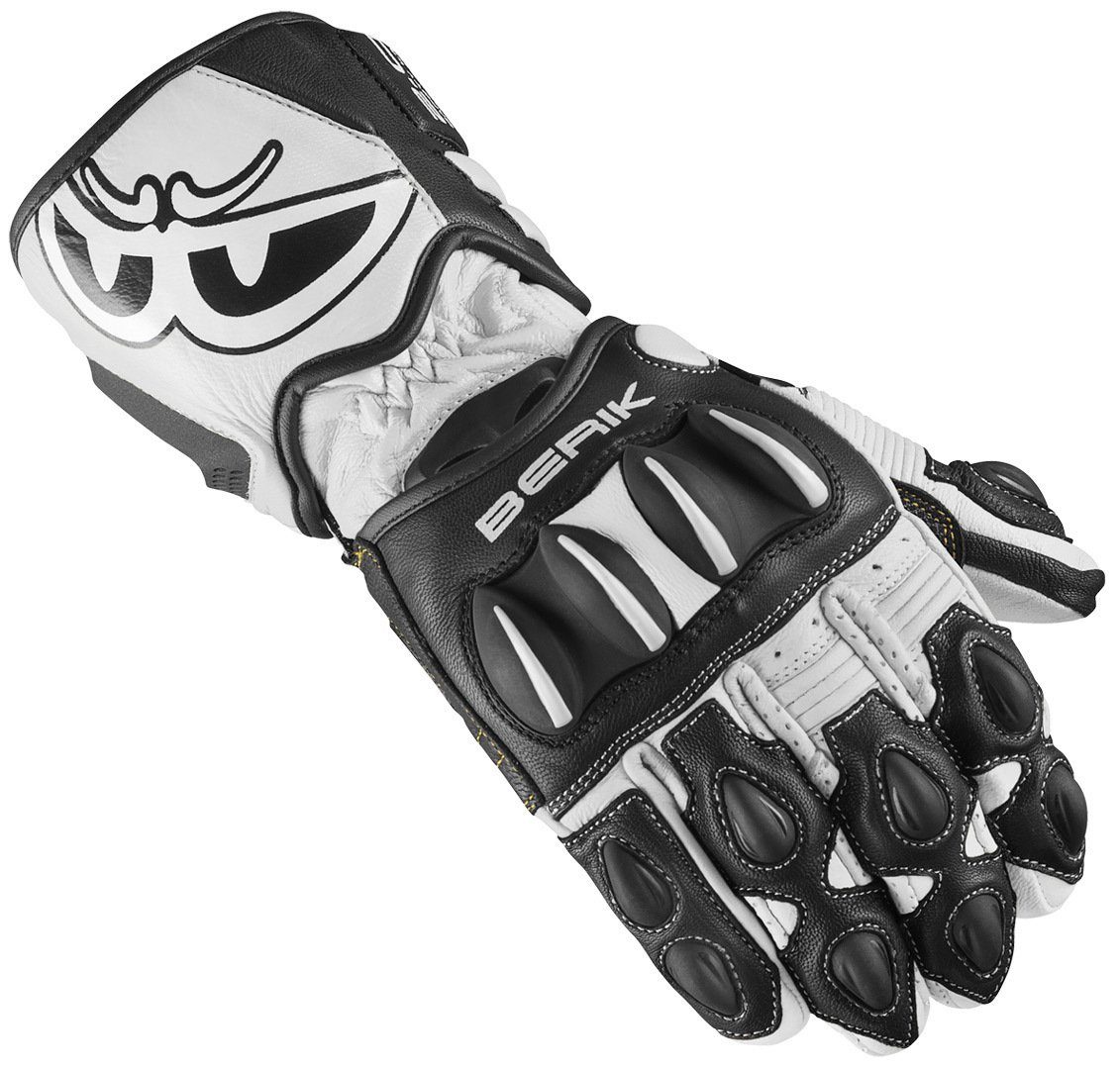 Berik Motorradhandschuhe Thunar Evo Motorradhandschuhe Black/White