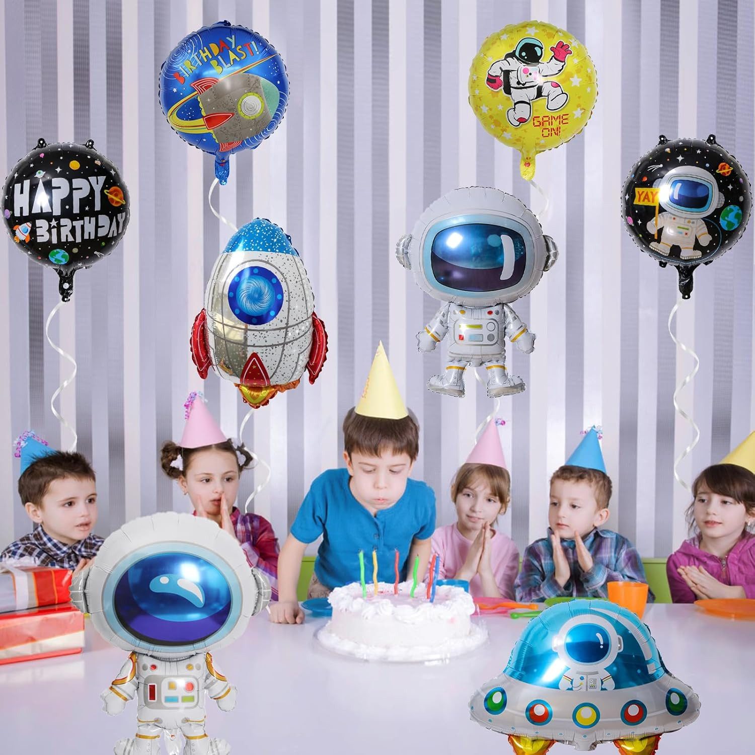 UE Stock Dekofigur 7 tlg. Geburtstag Weltraum Party Deko Kindergeburtstag M günstig online kaufen
