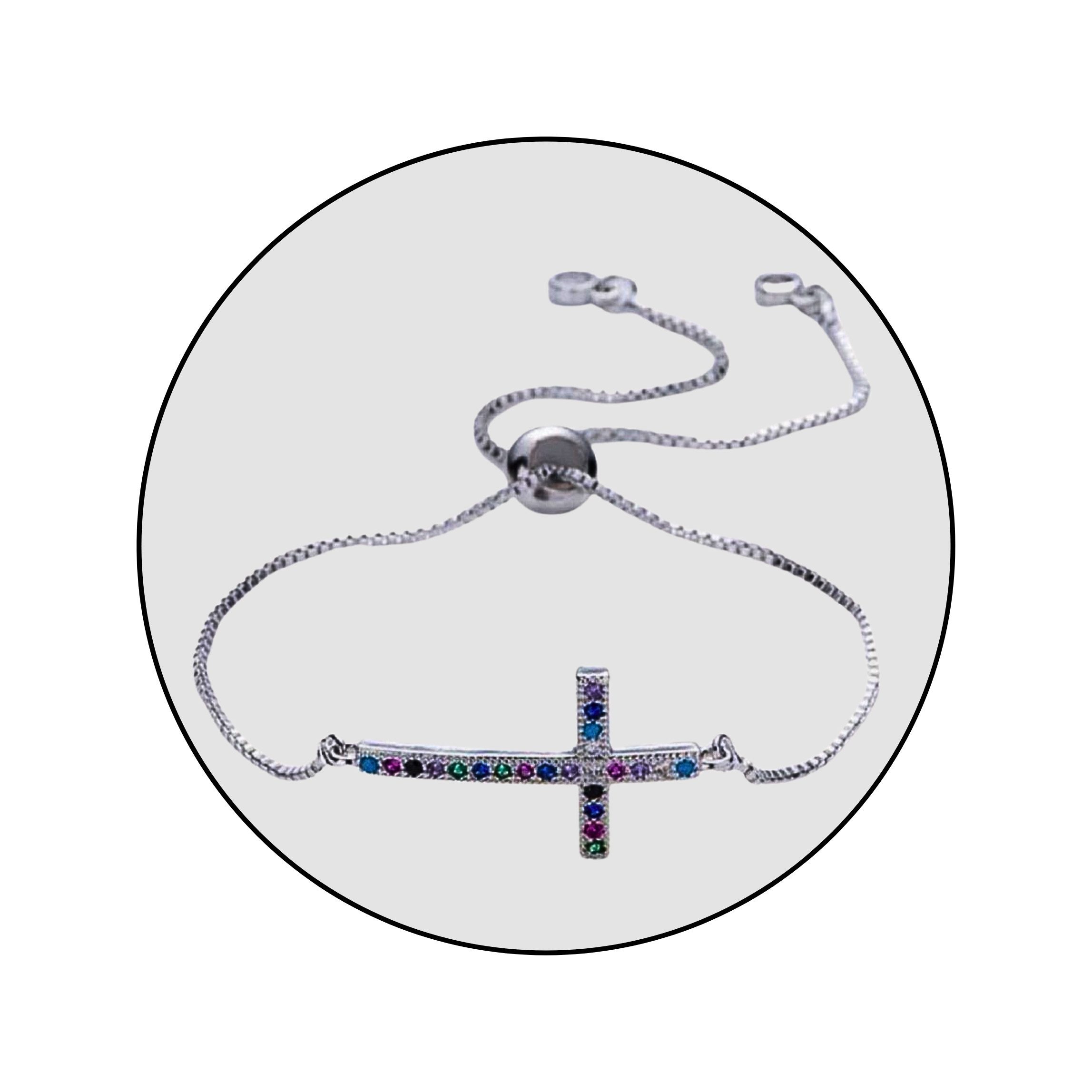 Edelstahlarmband Edelstahl Kreuz Schmuck Armkette