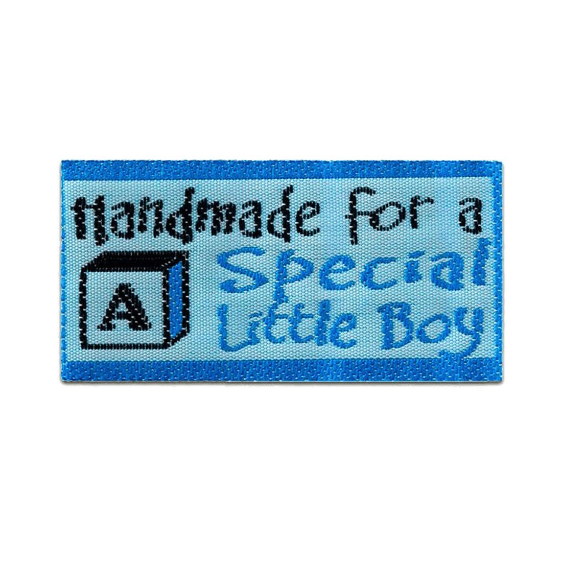 Catch the Patch Aufnäher Bügelbild, Aufbügler, Applikationen, Patches, Flicken, zum aufbügeln, Polyester, Handmade for a special little Boy - Größe: 4,8 x 2,6 cm
