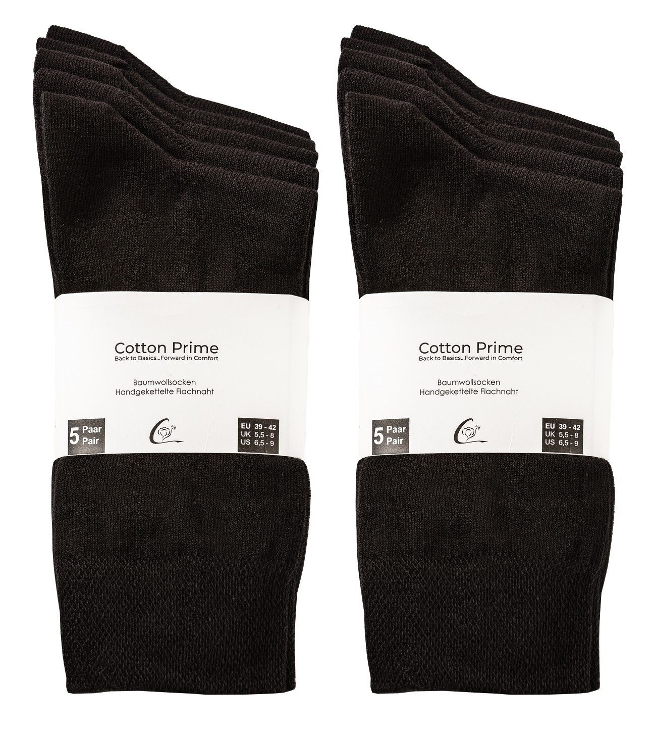 Cotton Prime® Socken Baumwollsocken - Back to Basic (10-Paar) in angenehmer Baumwollqualität – Bild 2 von 3