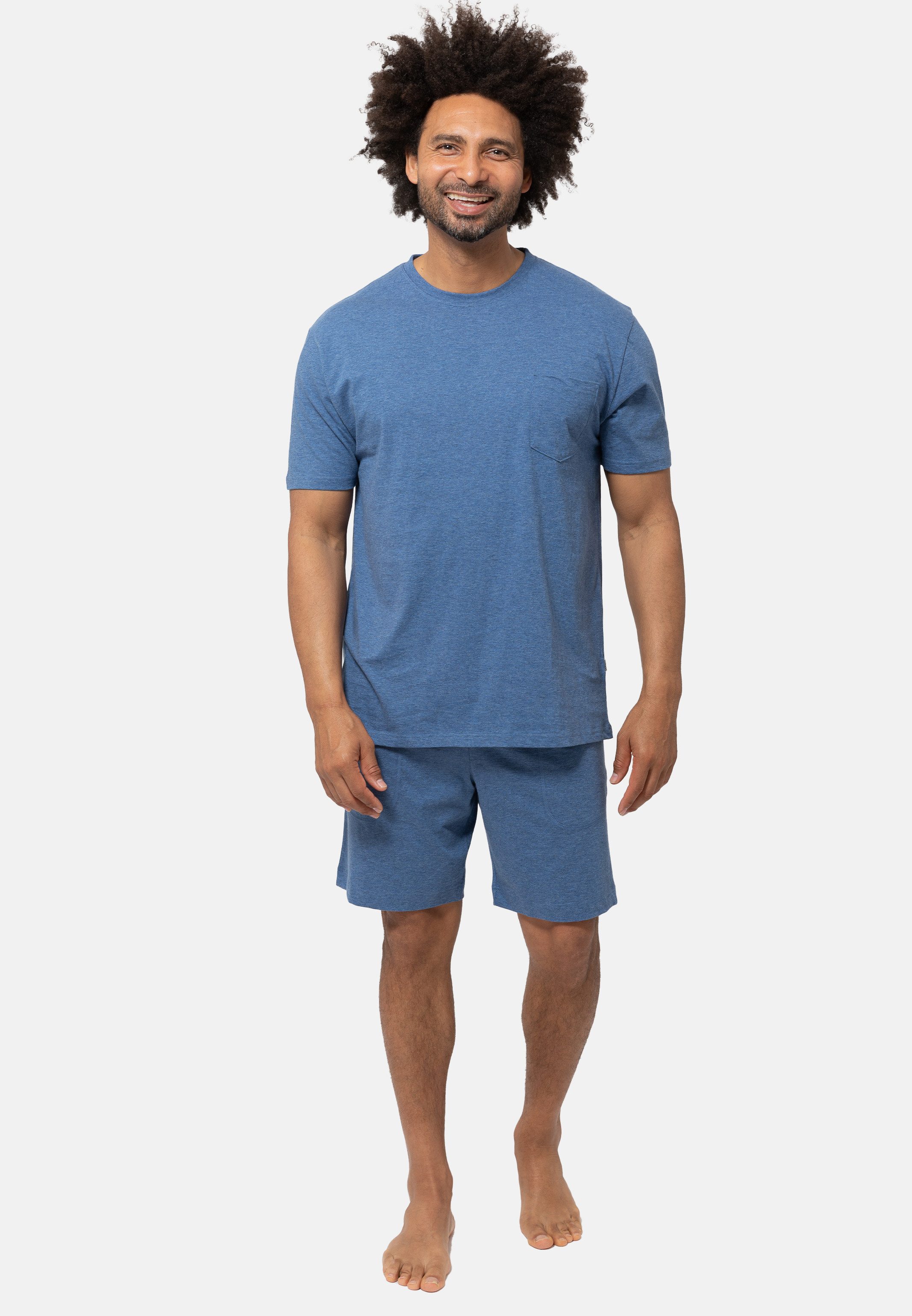 Ammann Schlafhose Organic Cotton - Mix & Match (1-tlg) Schlafanzug Hose - Baumwolle - Atmungsaktiv - Mit Kordel zum Binden