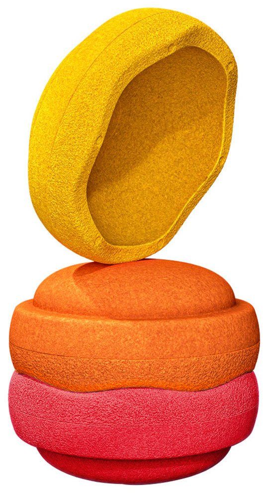Stapelstein Balancetrainer Original warm classic, 180 g leicht und bis zu 180 kg belastbar
