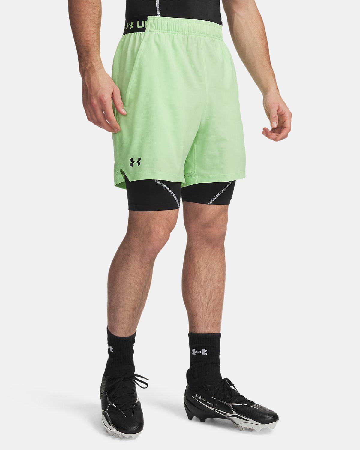 Under Armour® Laufshorts UA VANISH WOVEN 6IN SHORTS LT ZITRON