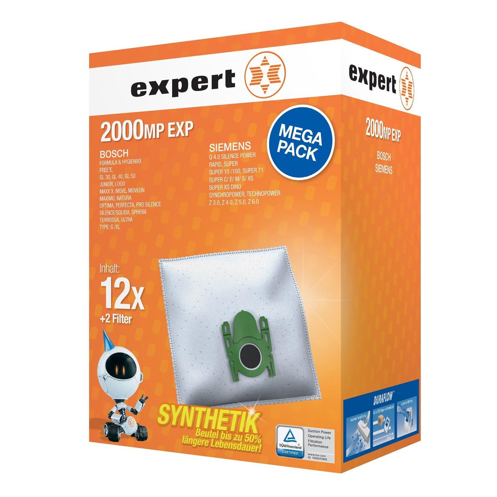 Expert Staubsaugerbeutel 2000 MP EXP Staubsaugerbeutel
