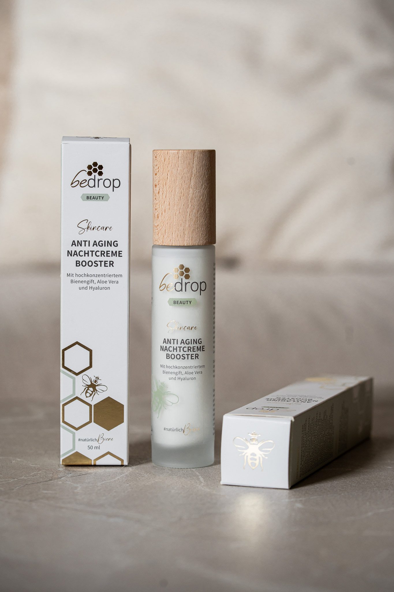 bedrop Nachtcreme ANTI AGING NACHTCREME BOOSTER regenerierende Nachtcreme mit Bienengift Einzelpackung