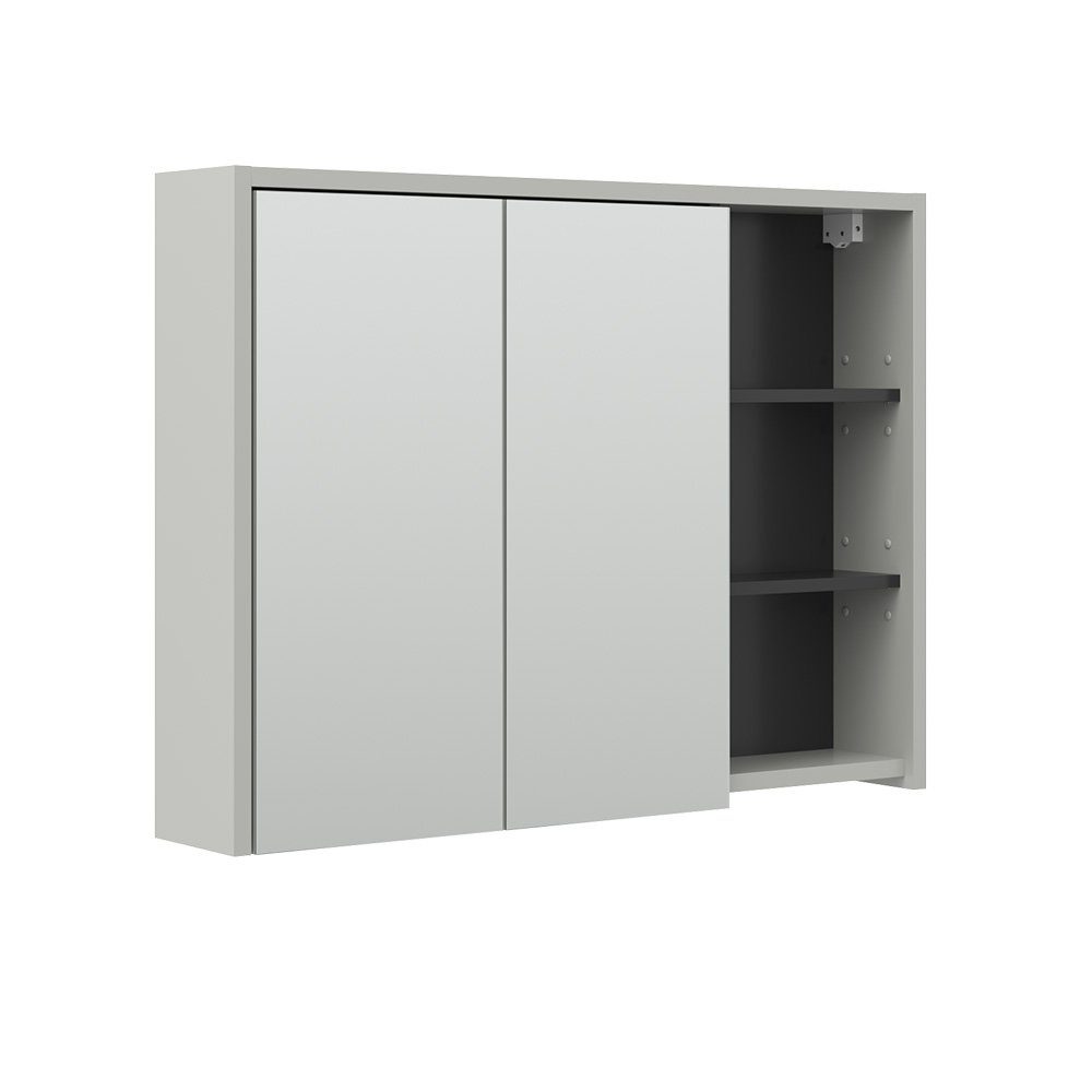 Vicco Badezimmerspiegelschrank Viola, Grau/Anthrazit, 100 x günstig online kaufen