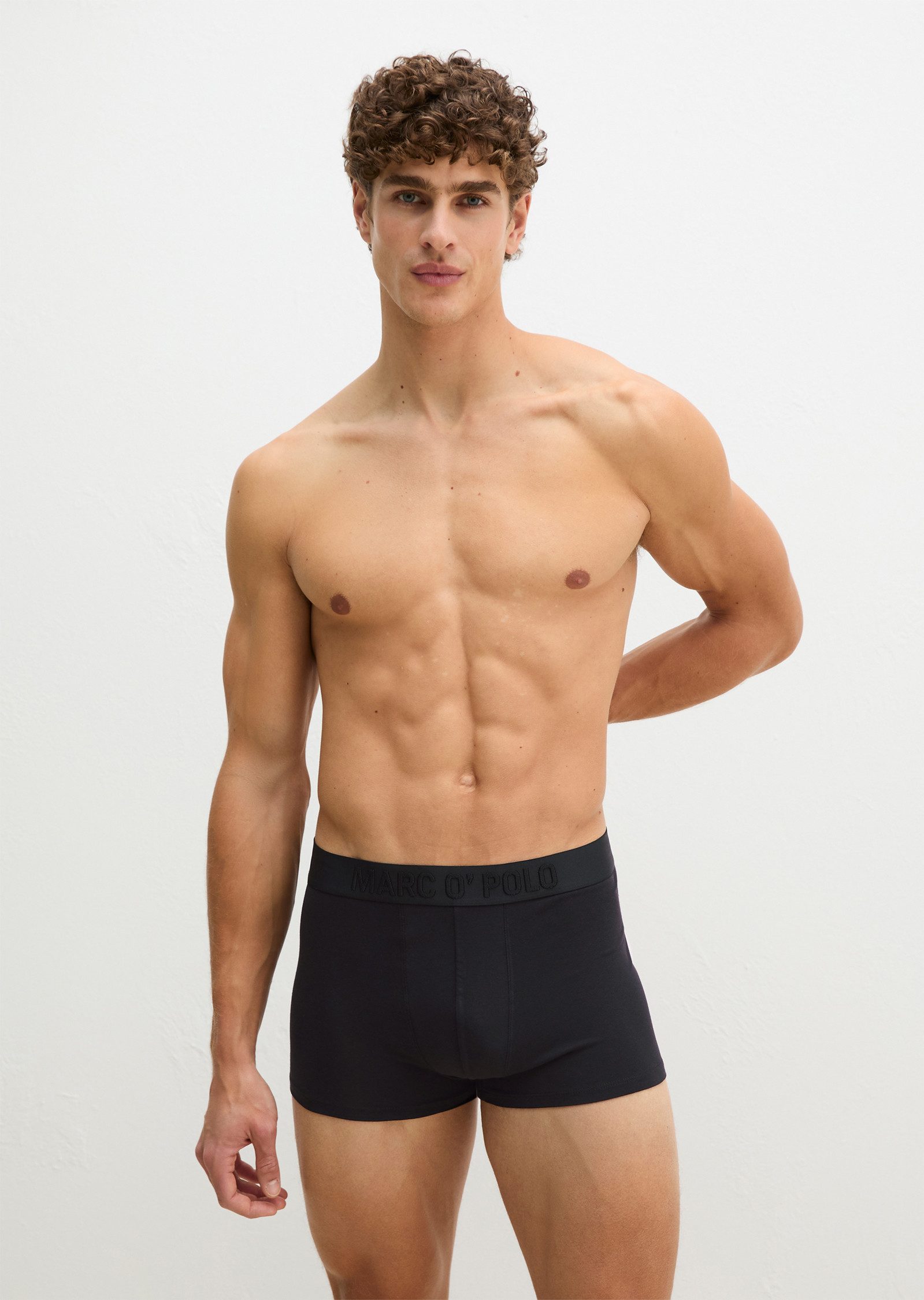 Marc O'Polo Trunk Essentials (3er Pack) ohne Eingriff, mit tonalem Logoschriftzug