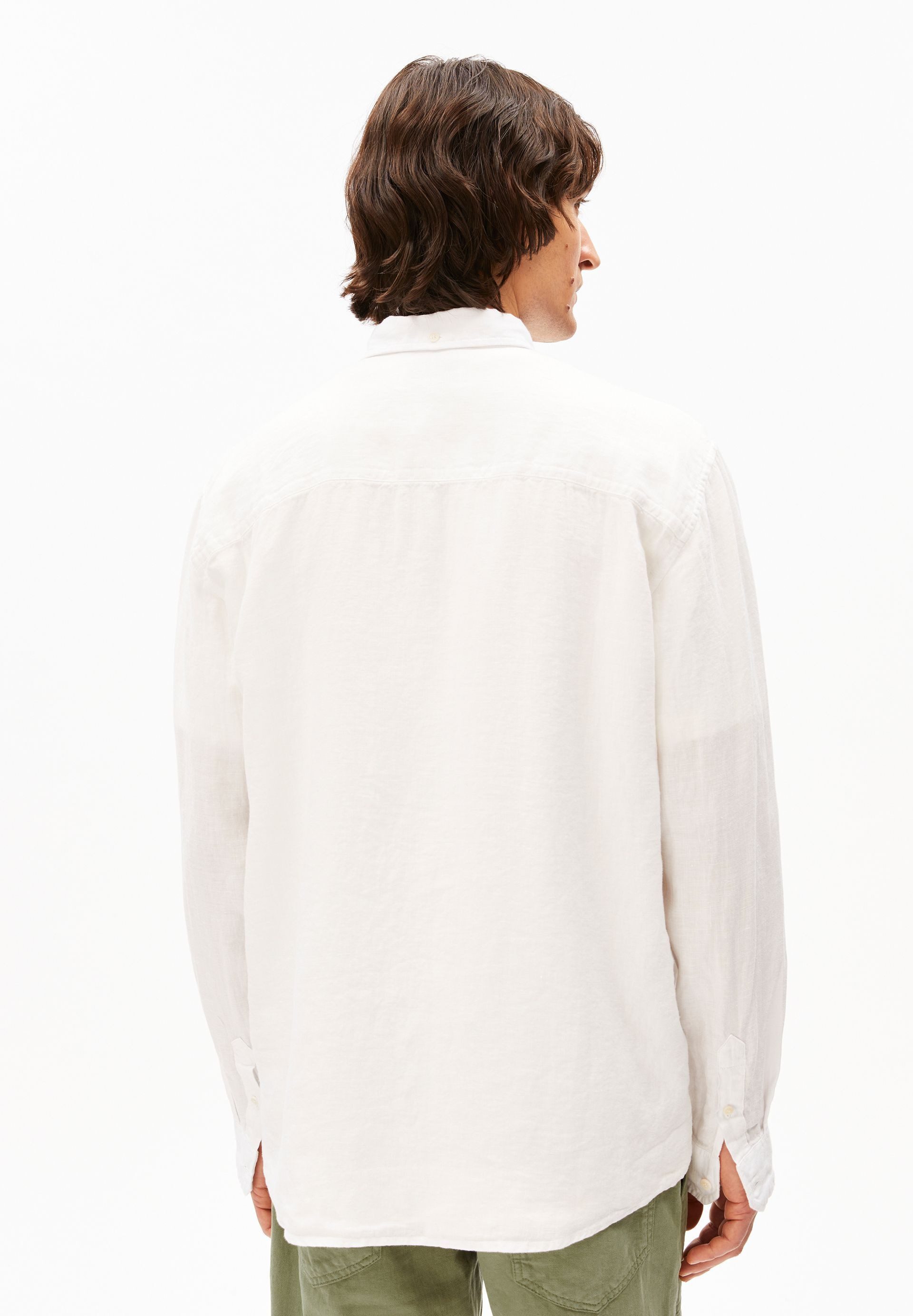 Armedangels Langarmhemd LINEN Hemd aus Leinen (1-tlg., Relaxed Fit) Relaxed Fit