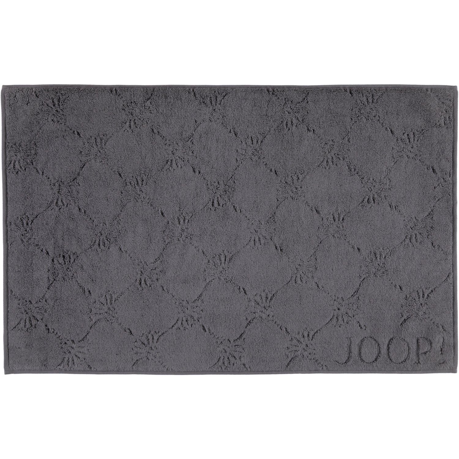 JOOP! Duschmatte Uni Cornflower 1670, 100% Baumwolle, eingewebtes JOOP!-Logo