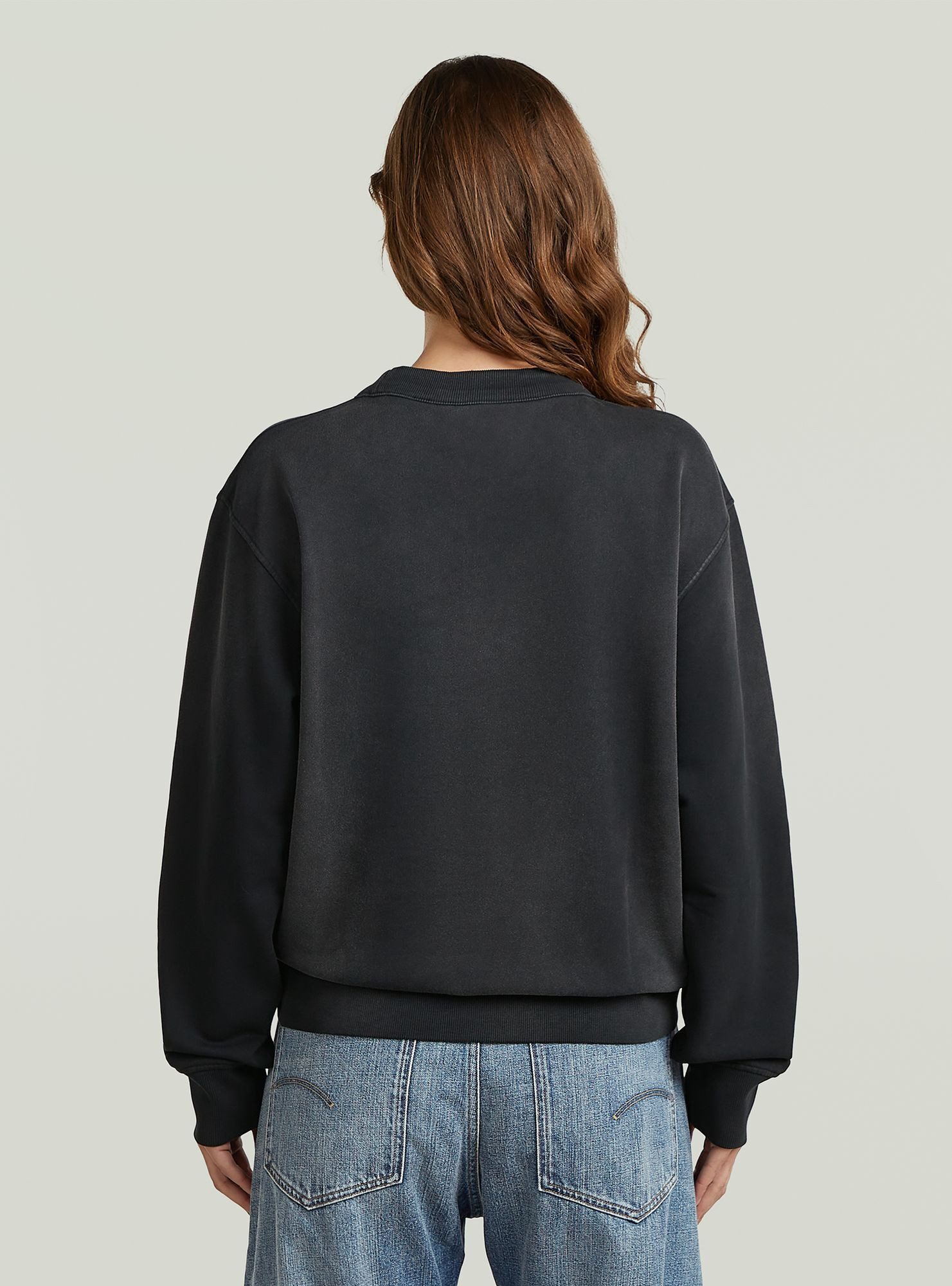 G-STAR Longpullover Washed Relaxed Sweater