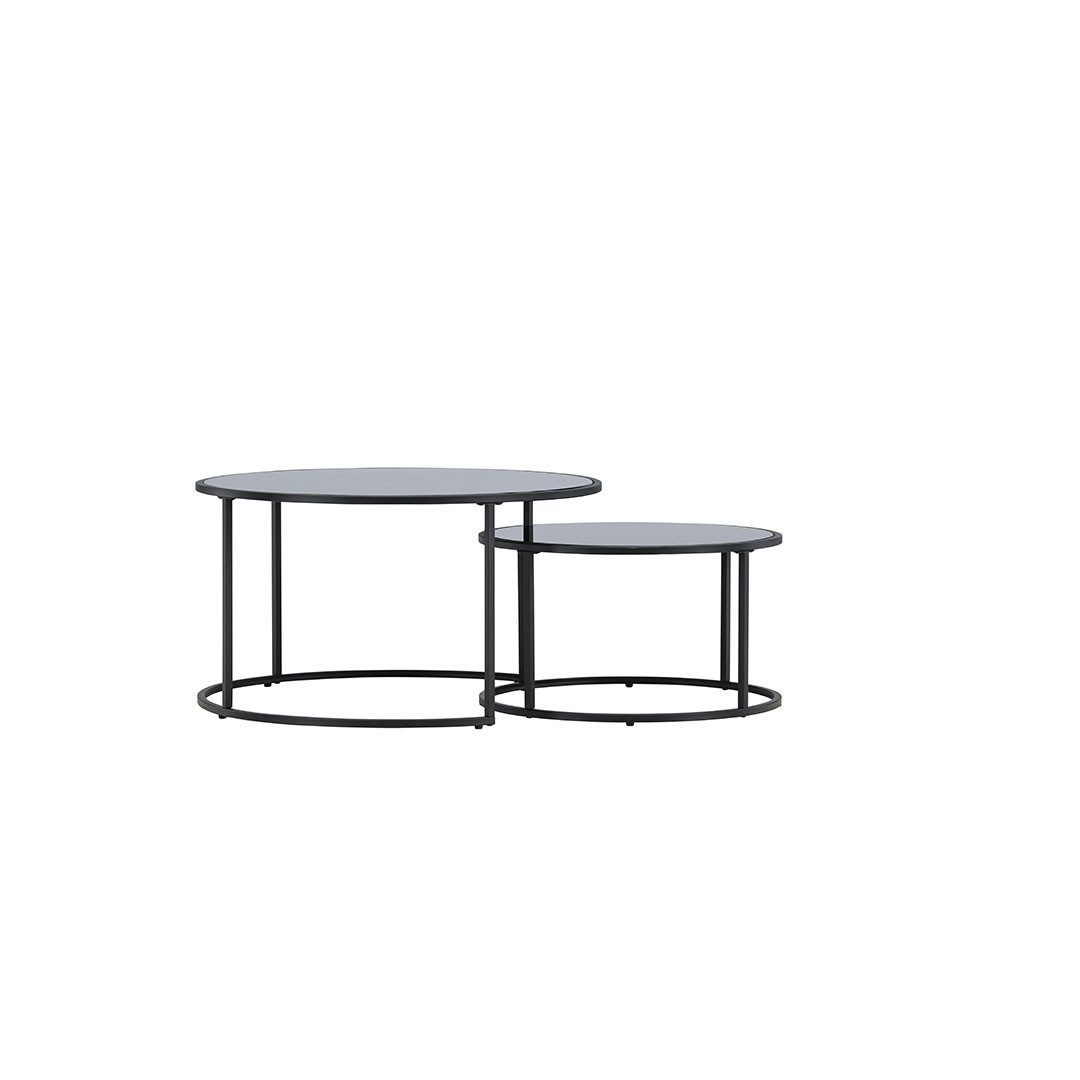 Venture Home Couchtisch Twin Couchtisch Set mit 2 schwarz.